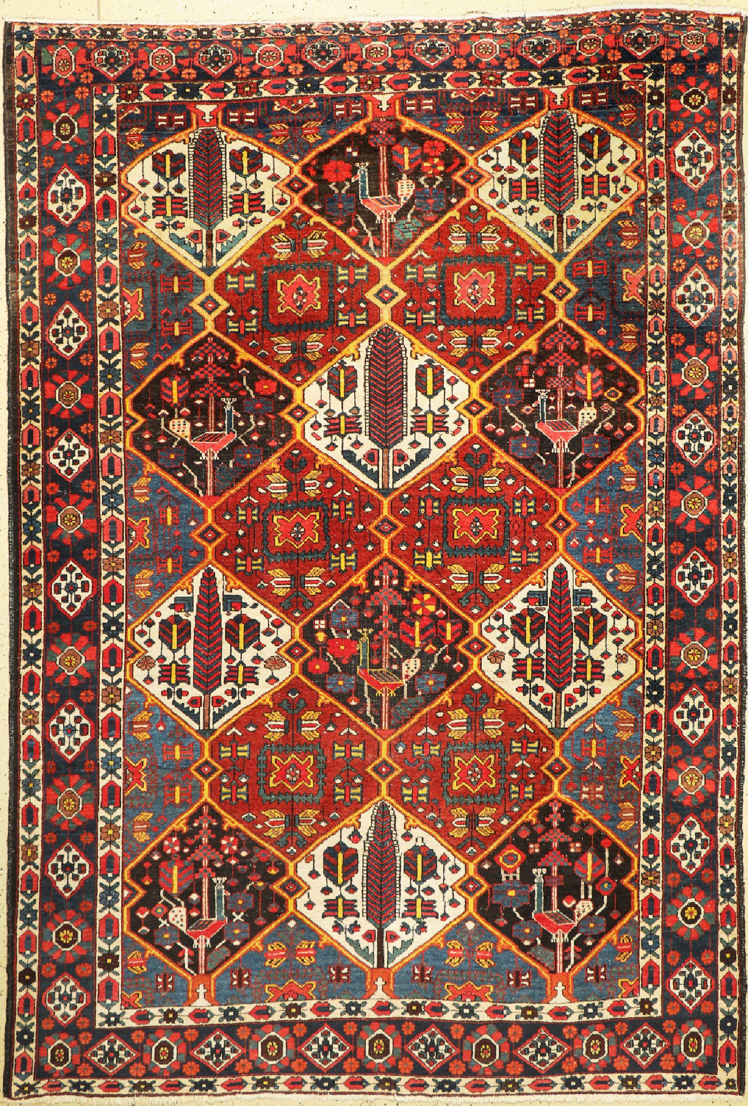 Bakhtiar old, Persia, around 1950, wool on cotton (1 of 1)