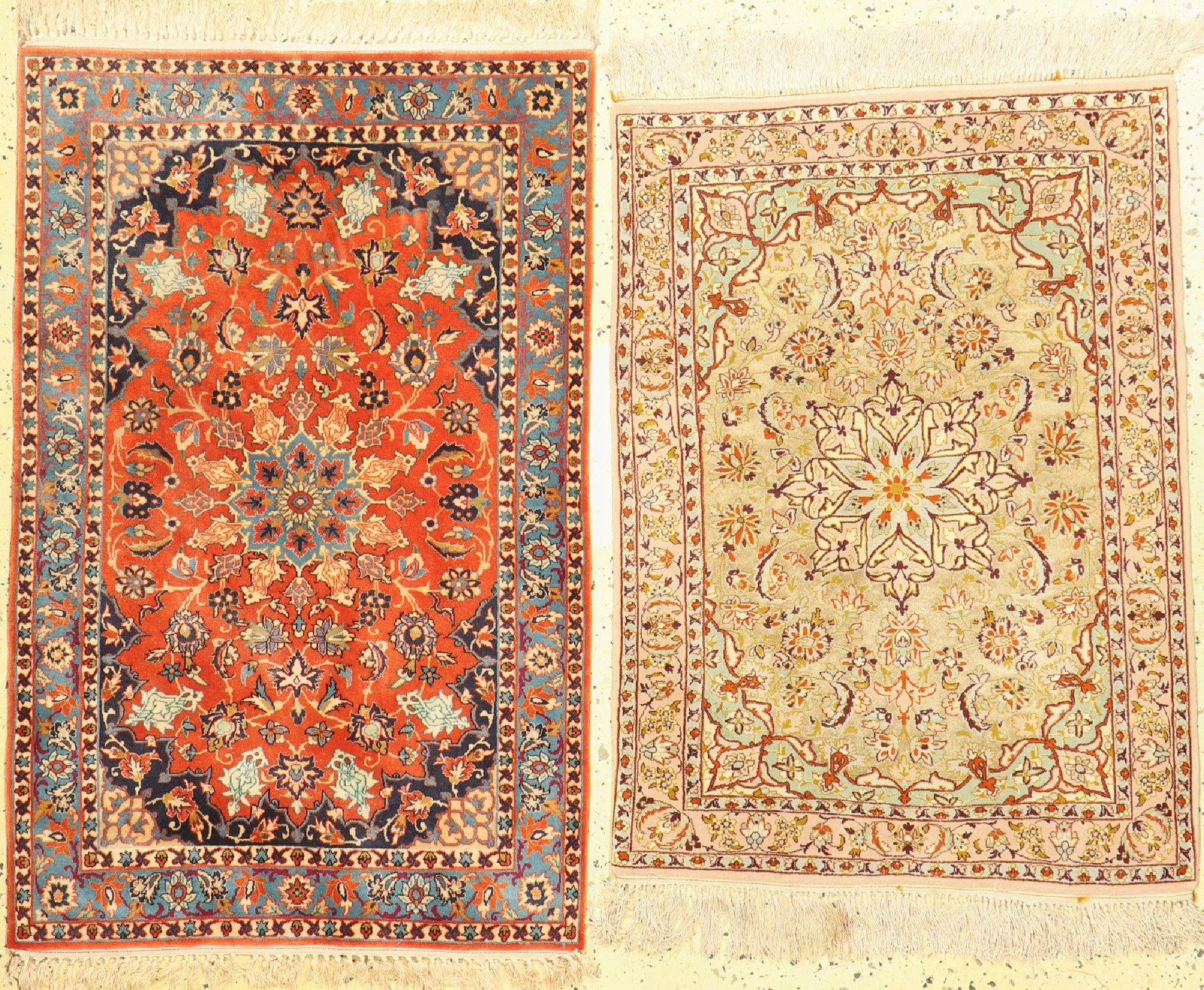 1 pair of fine Isfahan, Persia, approx. 50 years (1 of 1)