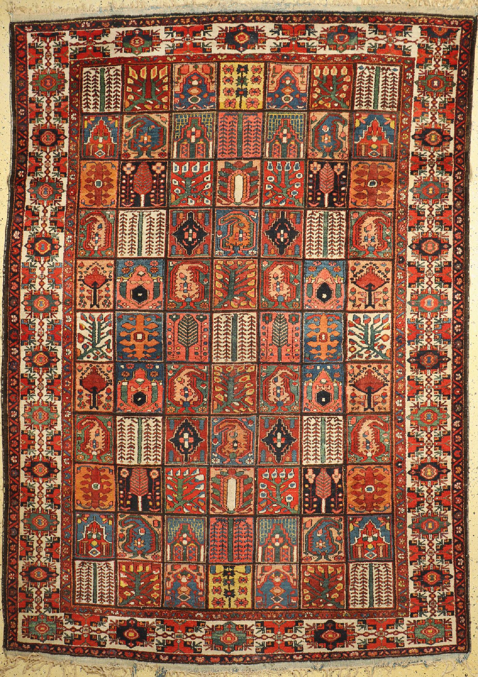 Bakhtiar old, Persia, around 1950, wool on cotton (1 of 1)