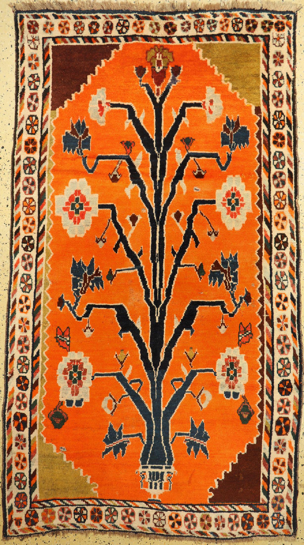Tree of life Luri Gabbeh antique, Persia, around 1900 (1 of 1)