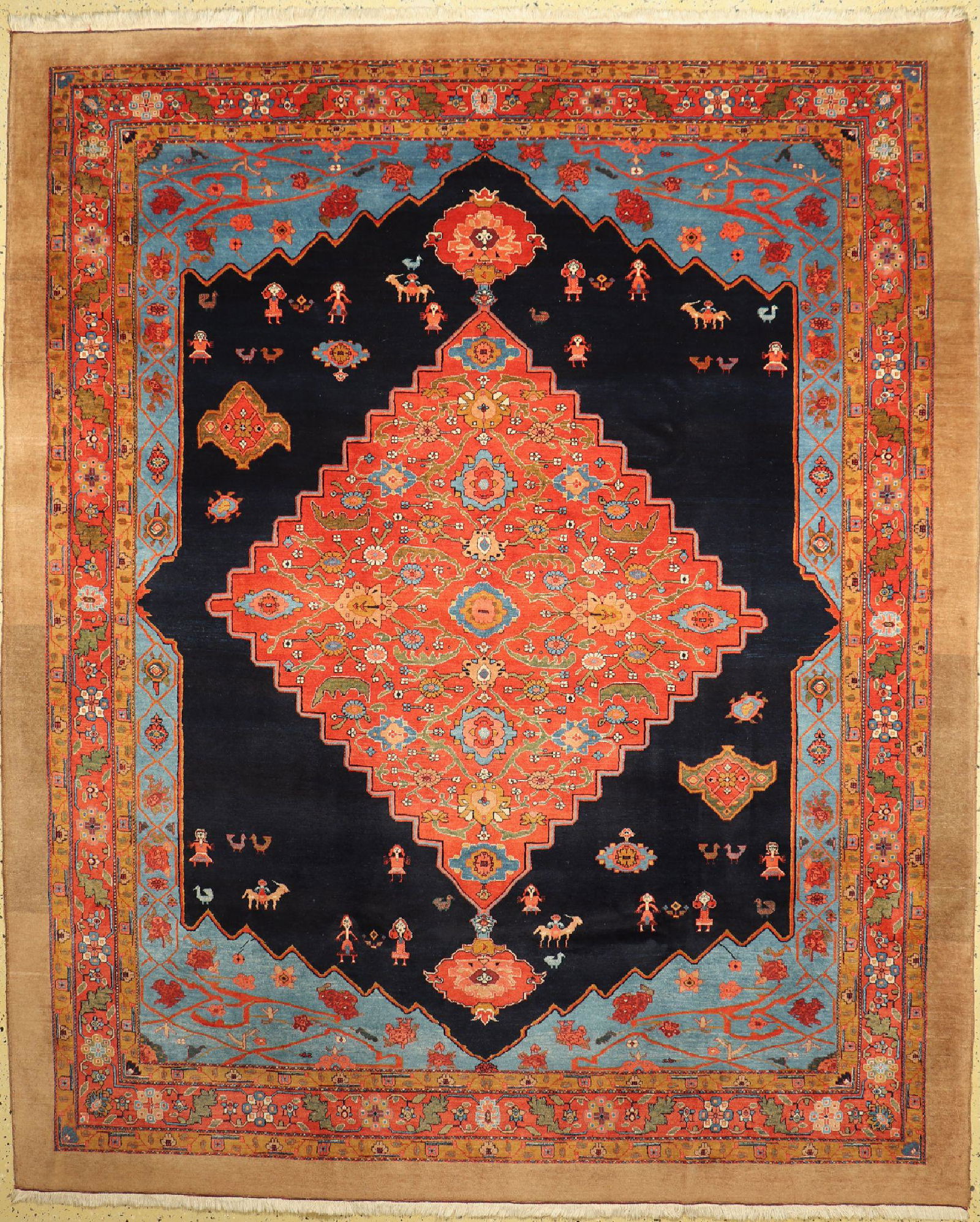 Bijar very fine, Persia, (pattern design by Miri) (1 of 1)