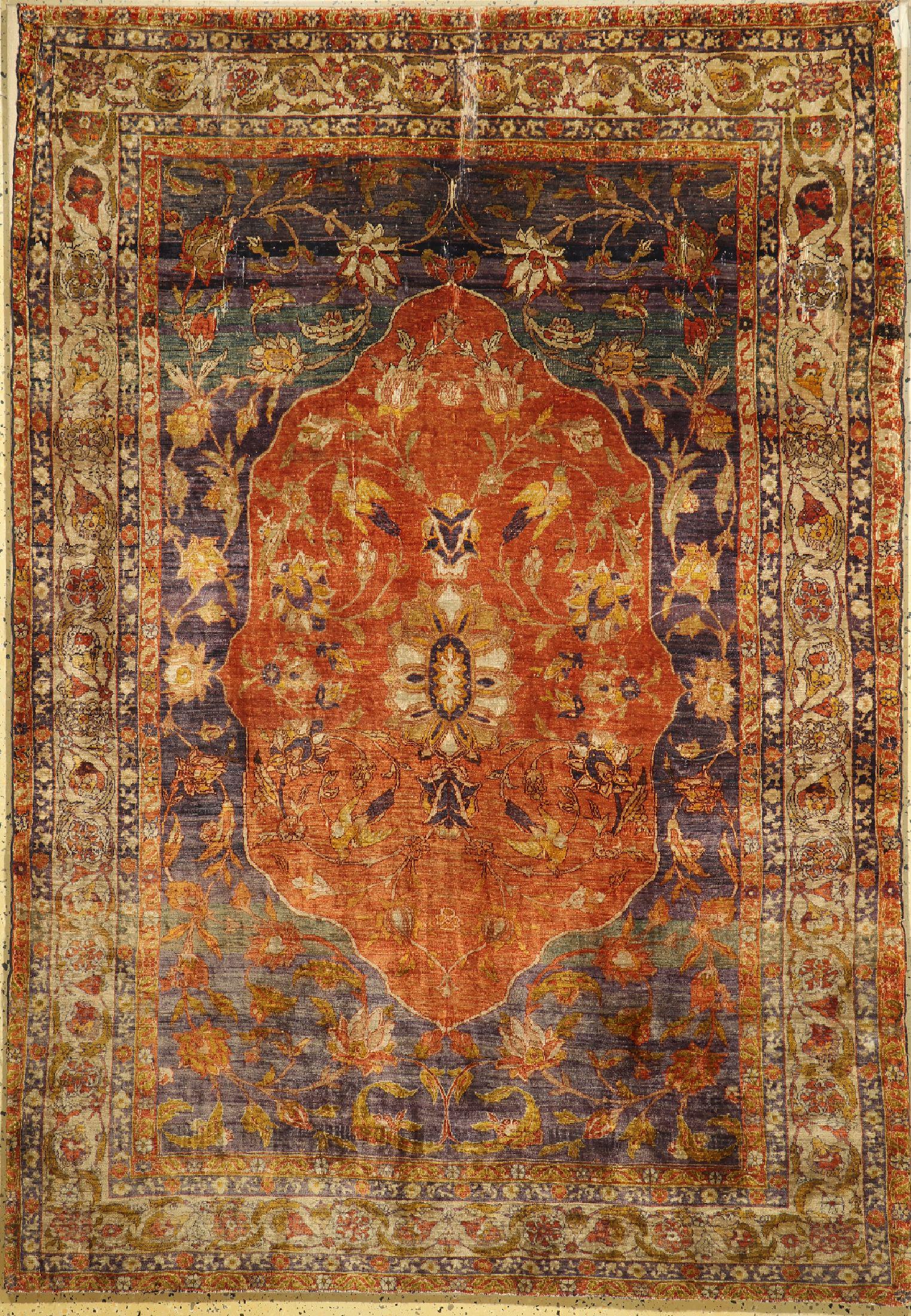 Antique silk Borsa, Turkey, 19th century, purenatural (1 of 1)