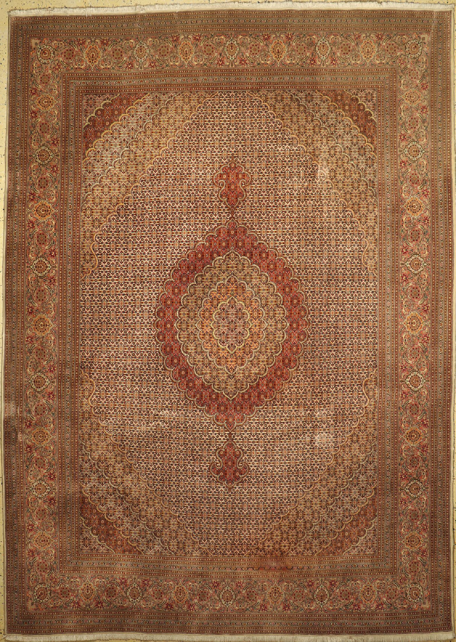 Tabriz fine, Persia, approx. 50 years, corkwool (1 of 1)
