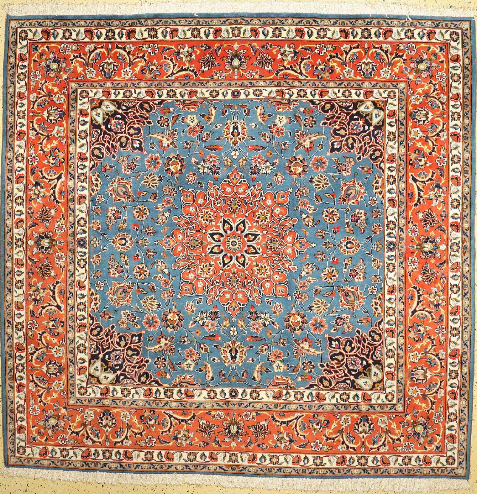 Yazd old, Persia, approx. 30 years, wool on cotton (1 of 1)
