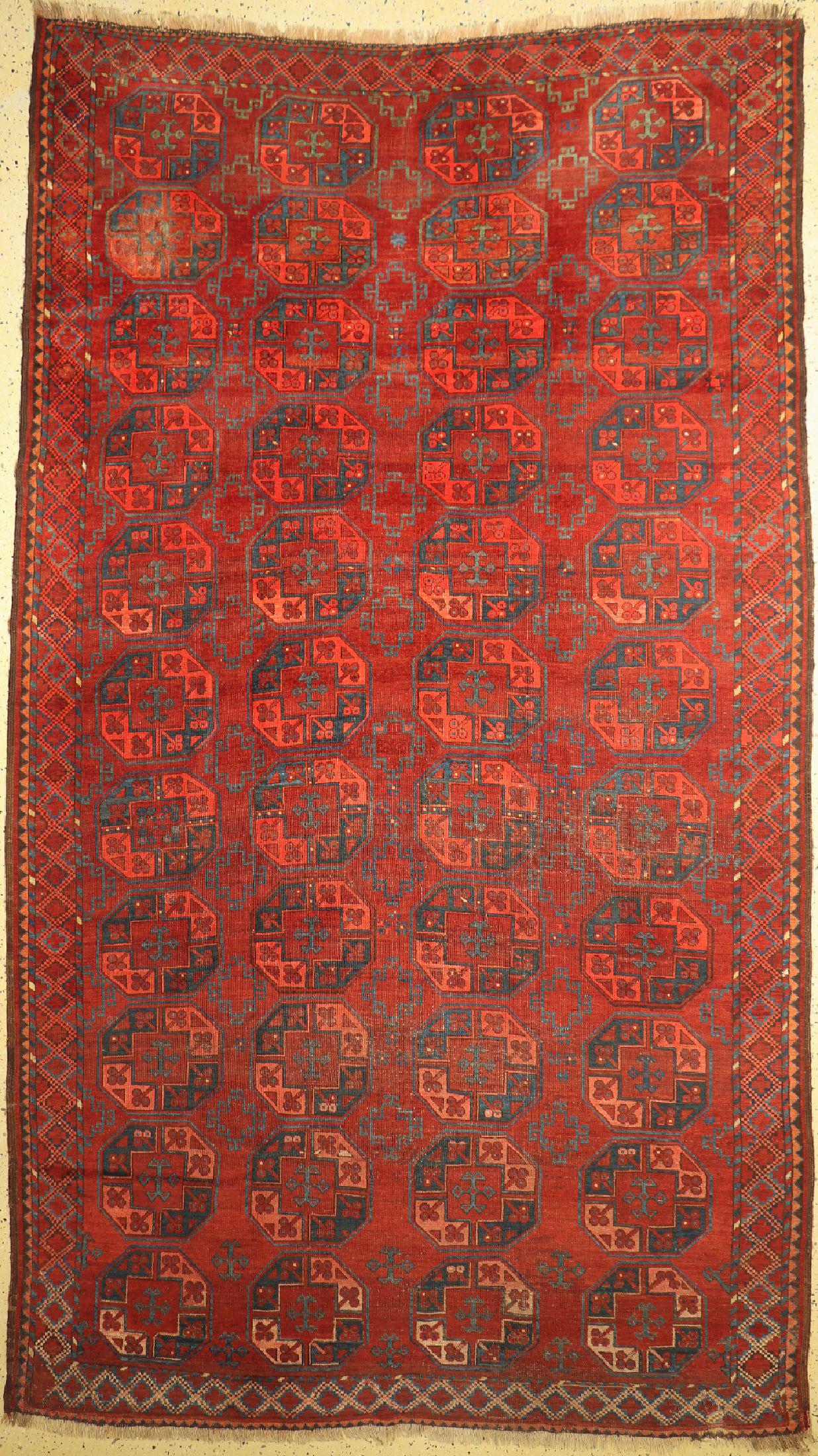 Ersari antique, Turkmenistan, 19th century, wool on (1 of 1)