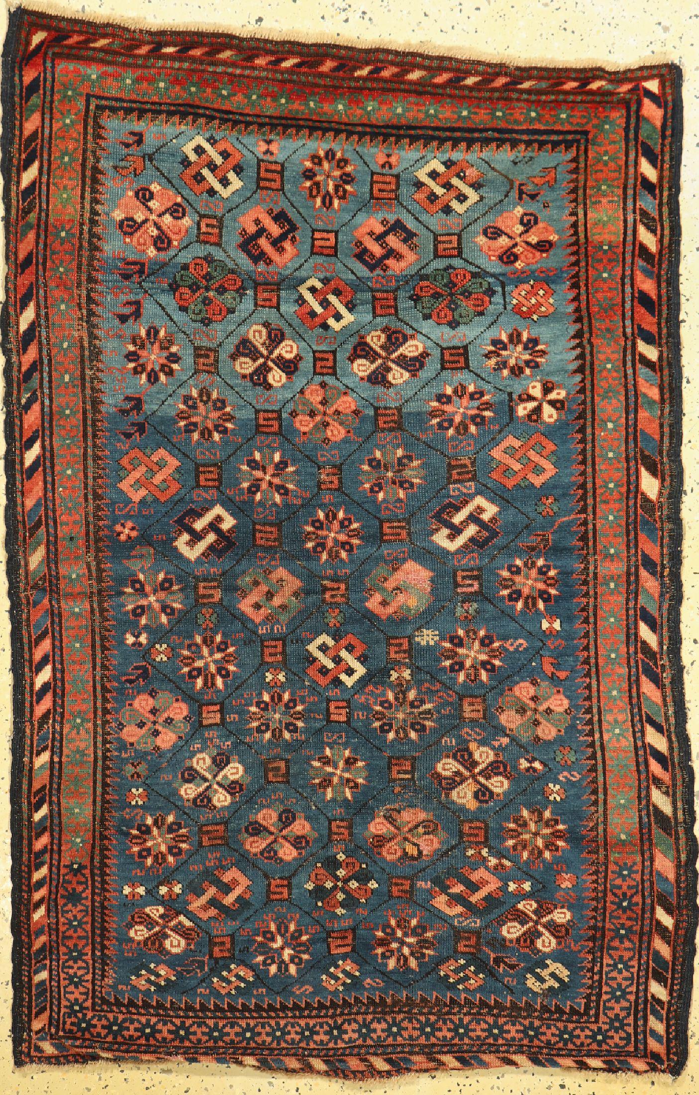 Kazak antique, Caucasus, 19th century, wool onwool (1 of 1)