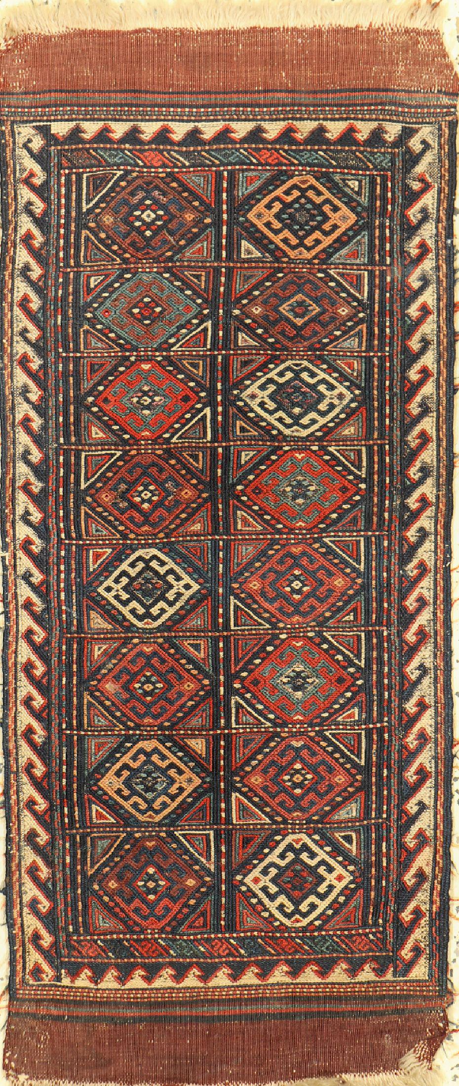Sumakh bag face antique, Caucasus, around 1900, wool (1 of 1)