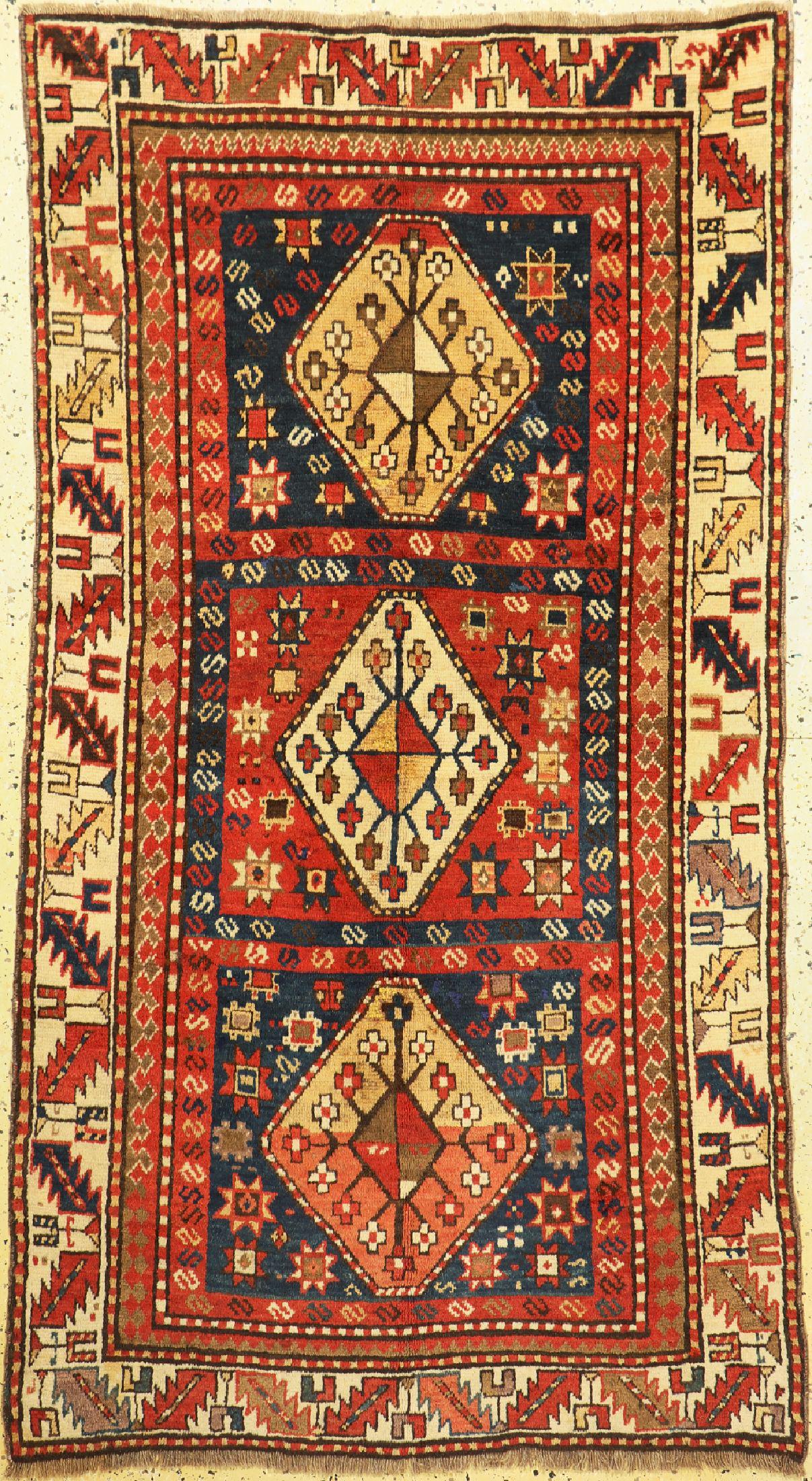 Antique Kazak, Caucasus, 19th century, wool onwool (1 of 1)