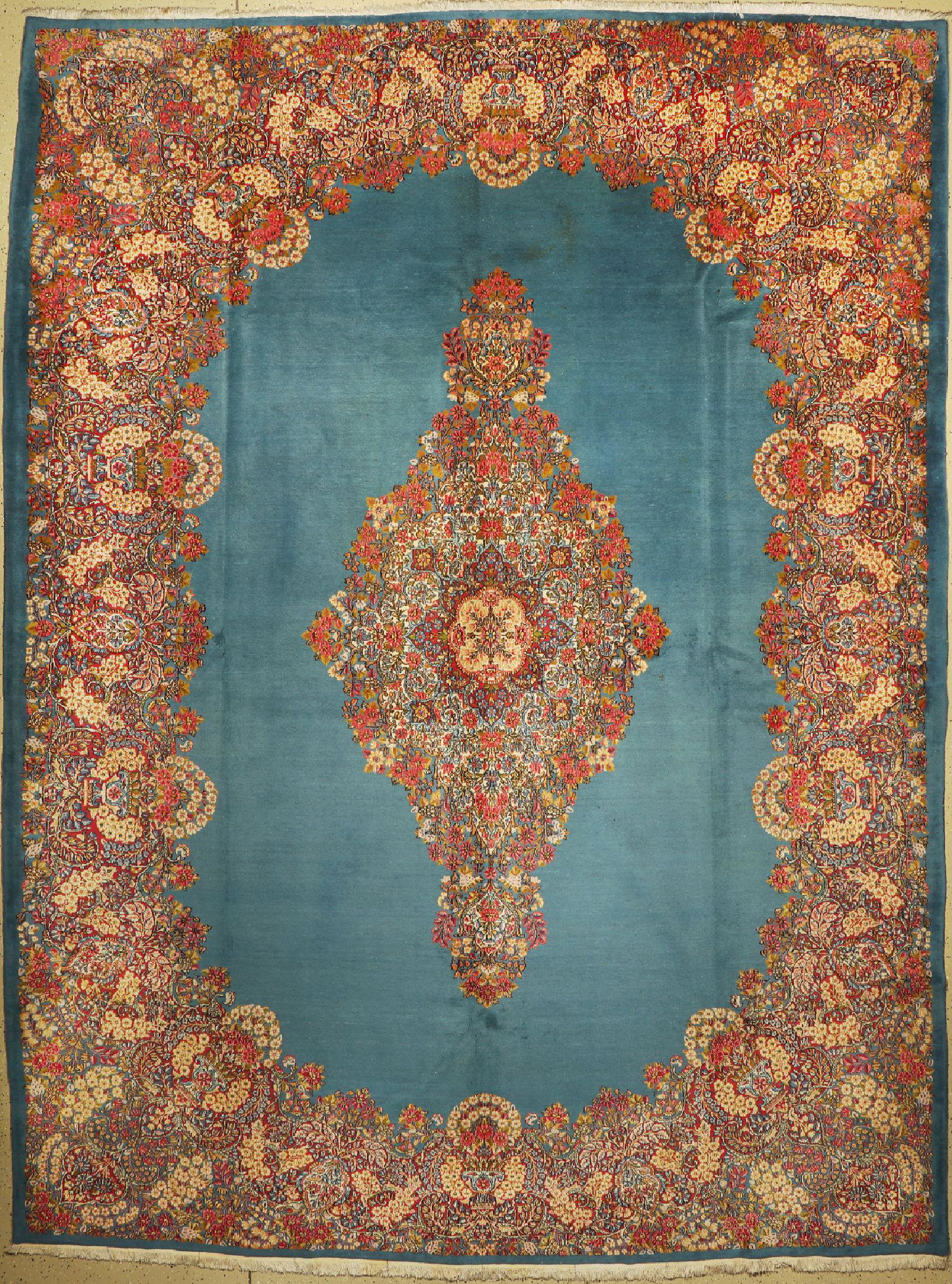 Kirman Lawar fine old, Persia, around 1960, wool on (1 of 1)