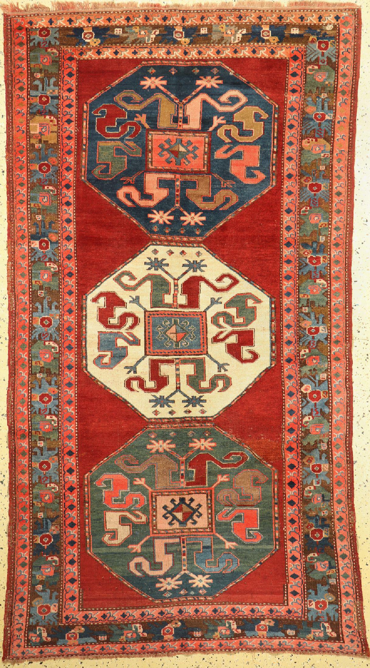 Cloud band Kazak, Caucasus, around 1910/1920, wool on (1 of 1)