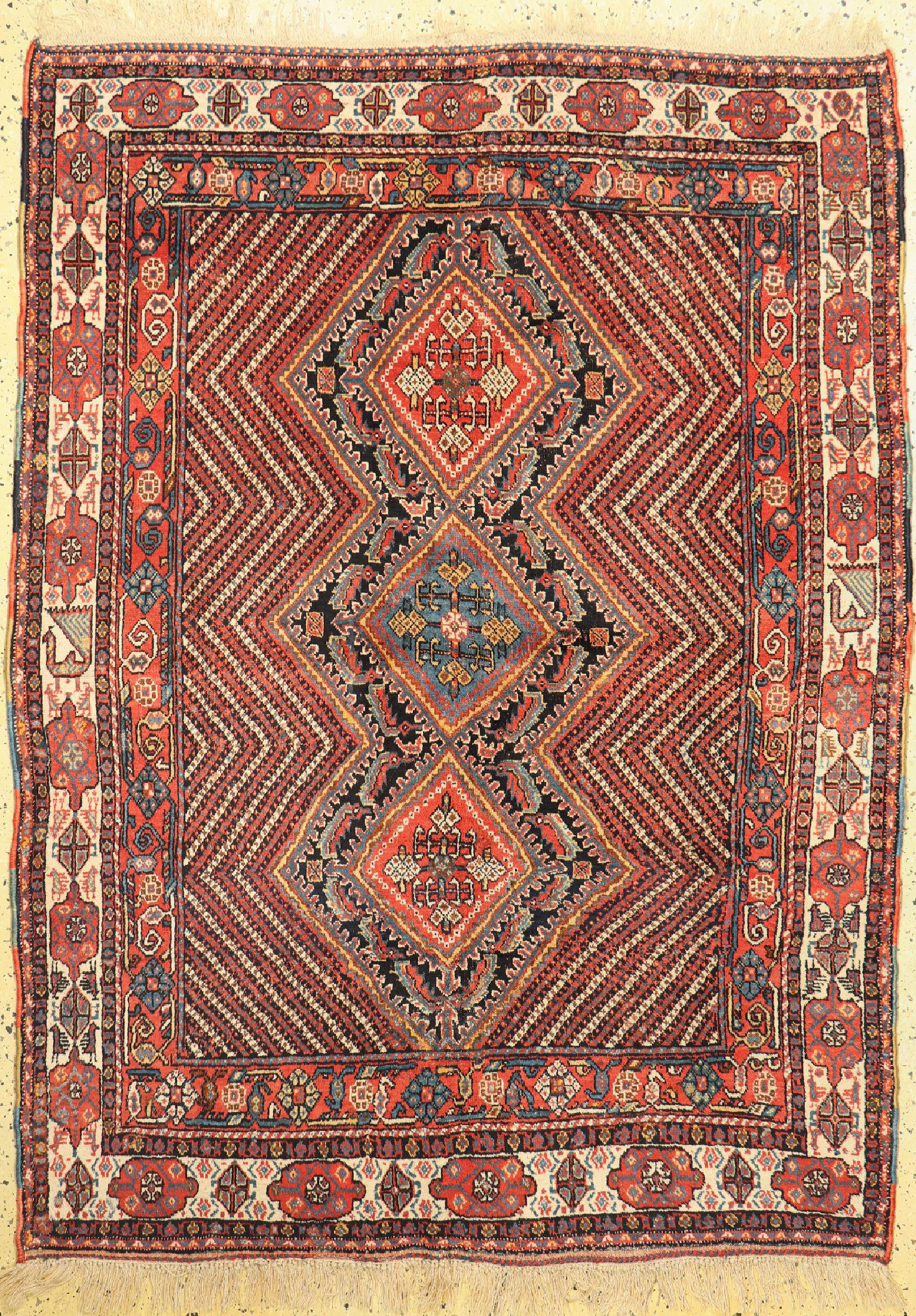 Antique Afshari, Persia, 19th century, wool onwool (1 of 1)