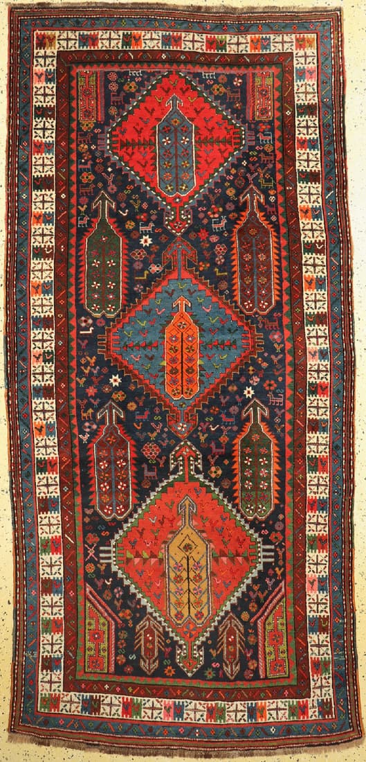 Shirvan antique, Caucasus, around 1900, wool on wool (1 of 1)