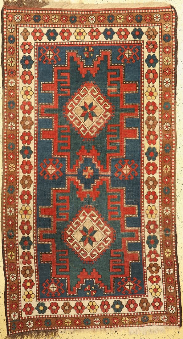 Kazak antique, Caucasus, 19th century, wool onwool (1 of 1)