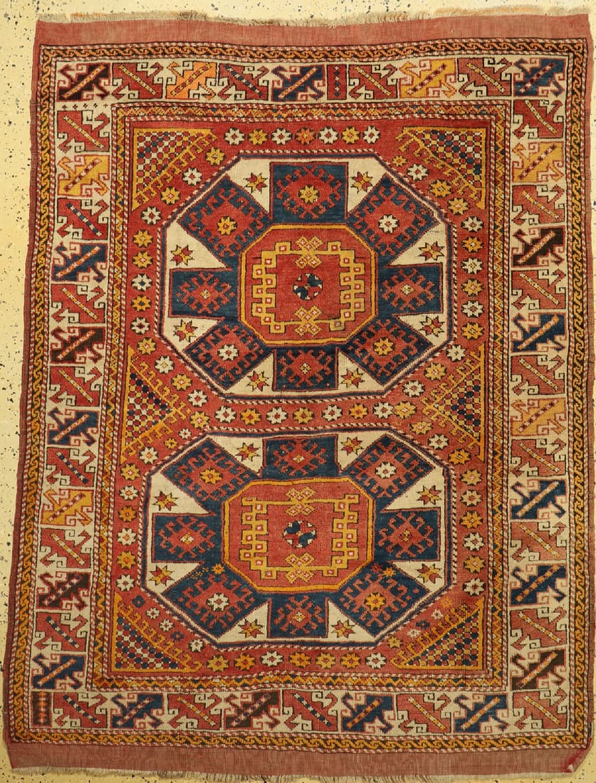 Bergama old, Turkey, around 1930, wool on wool: Bergama old, Turkey, around 1930, wool on wool, approx. 180 x 142 cm, condition: 2 .Rugs, Carpets & Flatweaves