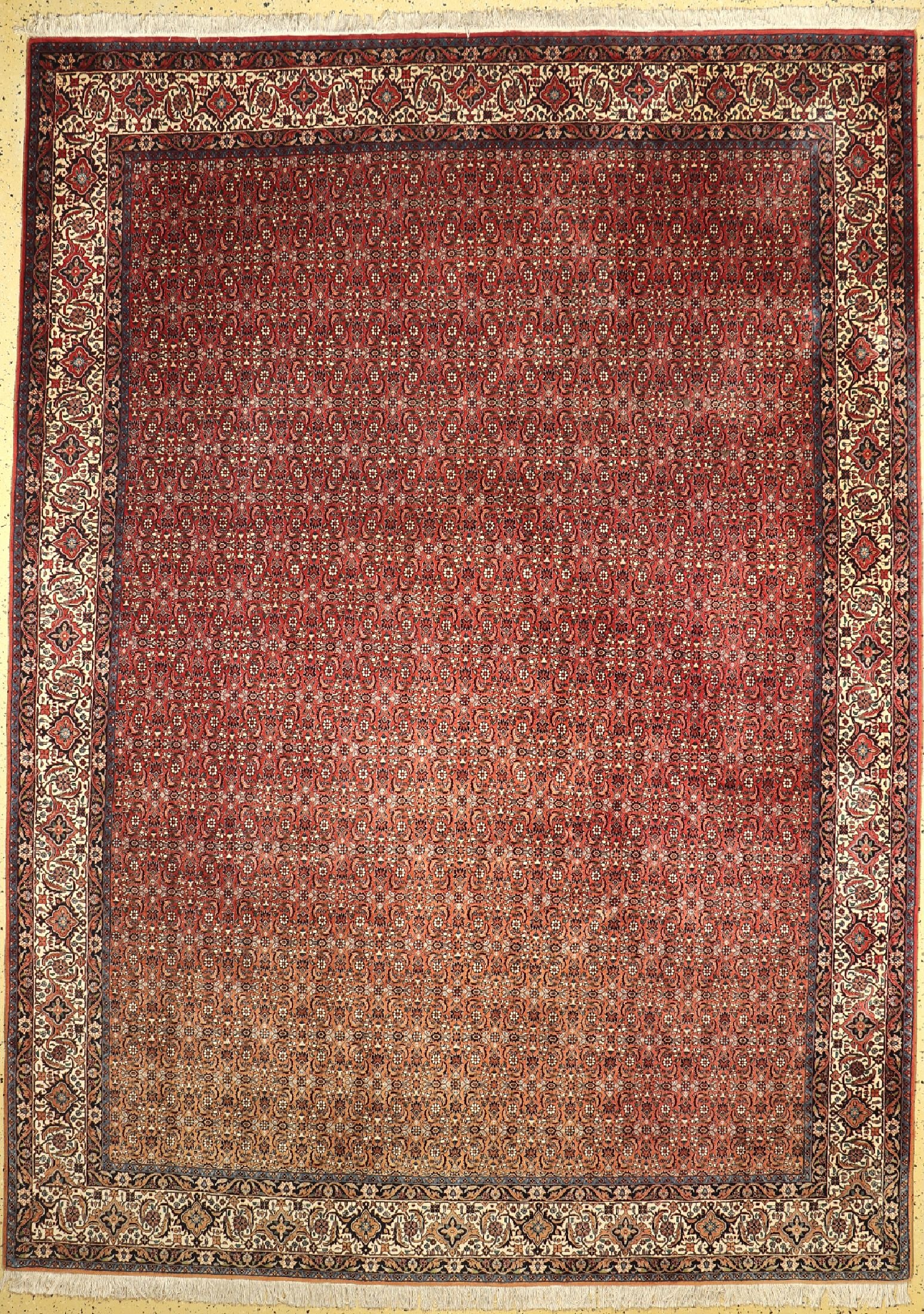 Bijar fine, Persia, approx. 50 years, corkwoolon cotton (1 of 1)