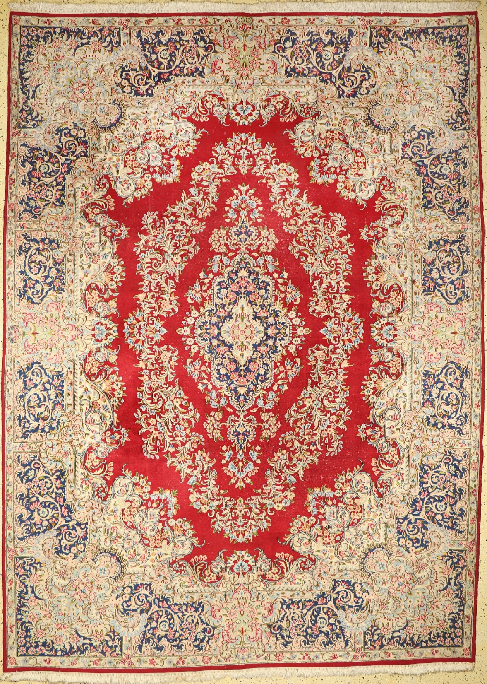 Kirman Lawar fine, Persia, around 1960, wool on cotton (1 of 1)