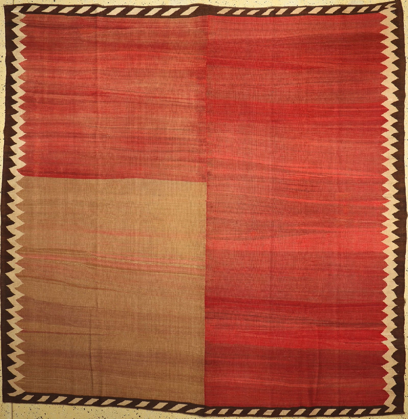 Bijar Kilim, Persia, around 1940, wool on cotton (1 of 1)