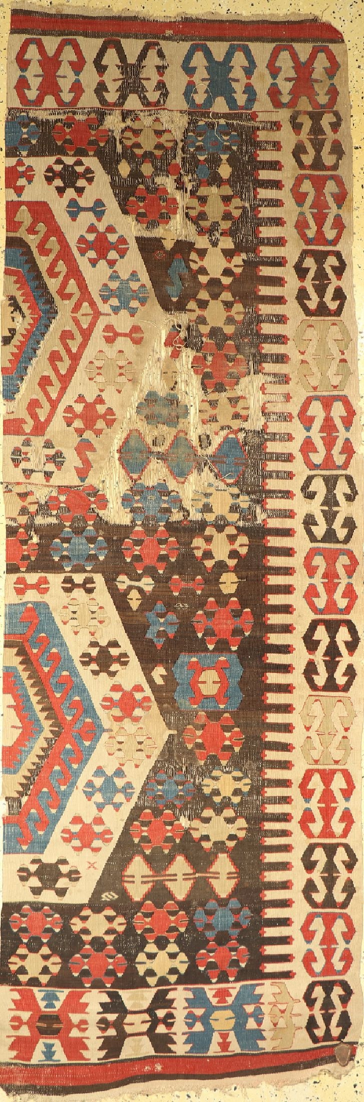 Early Konya Kilim, Turkey, 18th century, wool on wool (1 of 1)