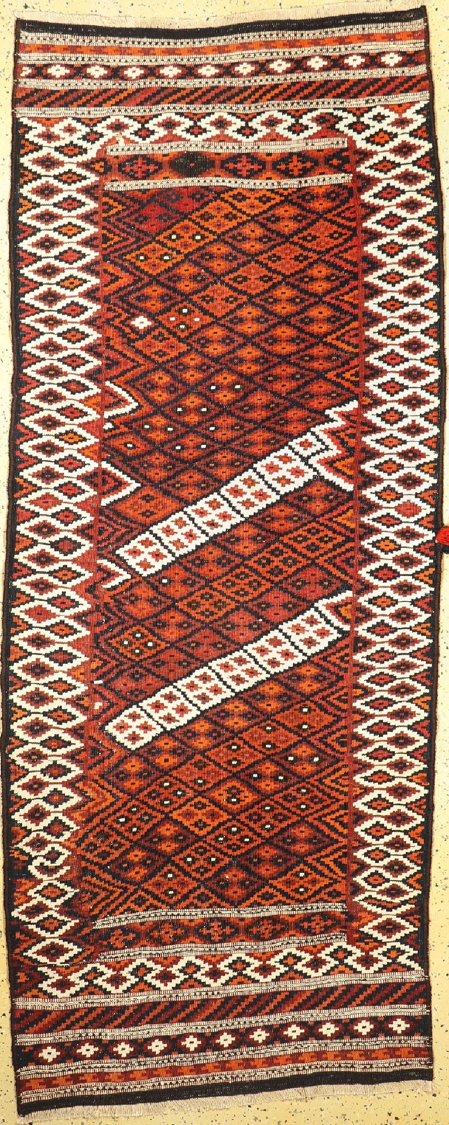 Bakhtiar Kilim, Persia, around 1920, wool on cotton (1 of 1)