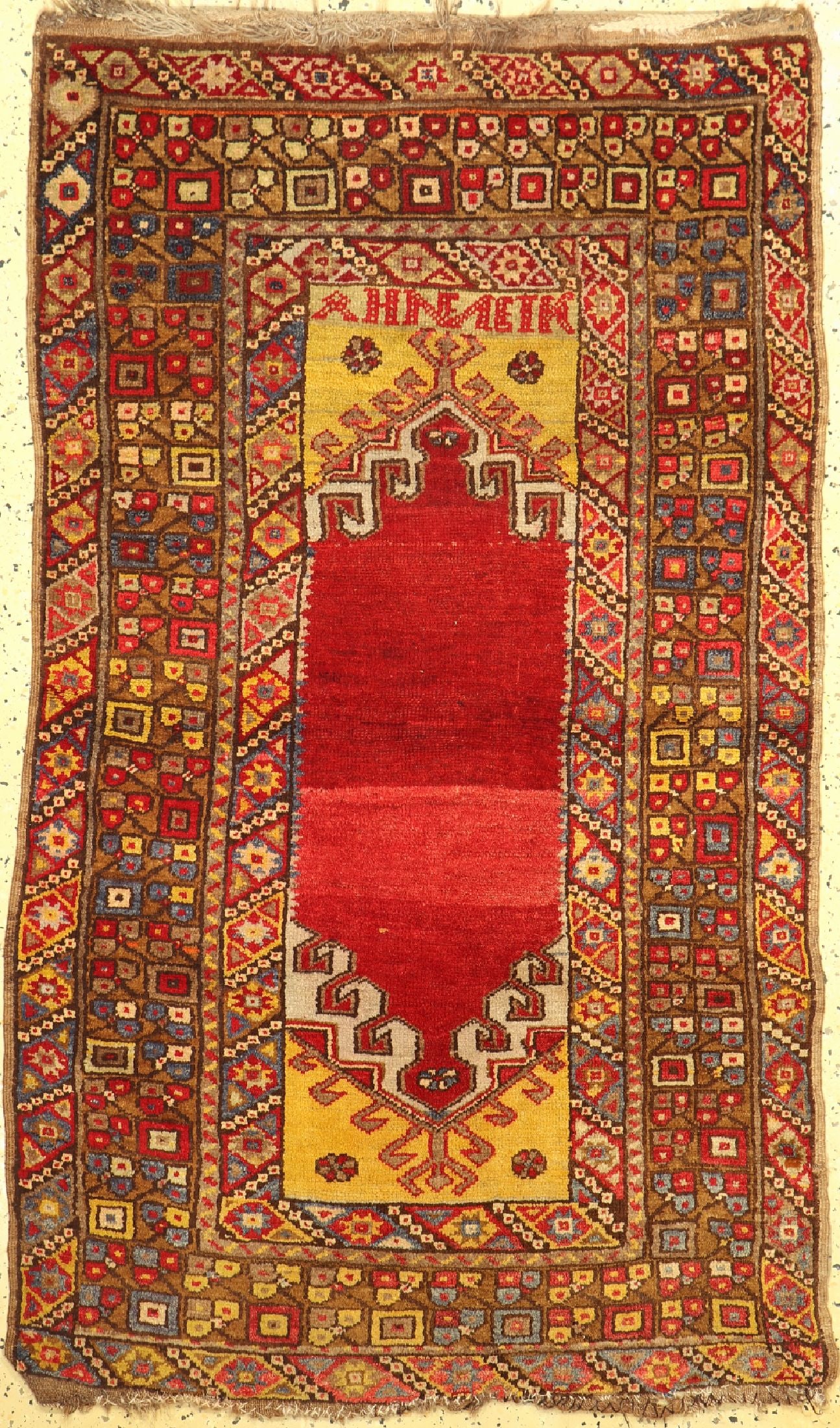 Melas antique, Turkey, around 1910/12920, woolon wool: Melas antique, Turkey, around 1910/12920, woolon wool, approx. 165 x 100 cm, condition: 3. Rugs, Carpets & Flatweaves