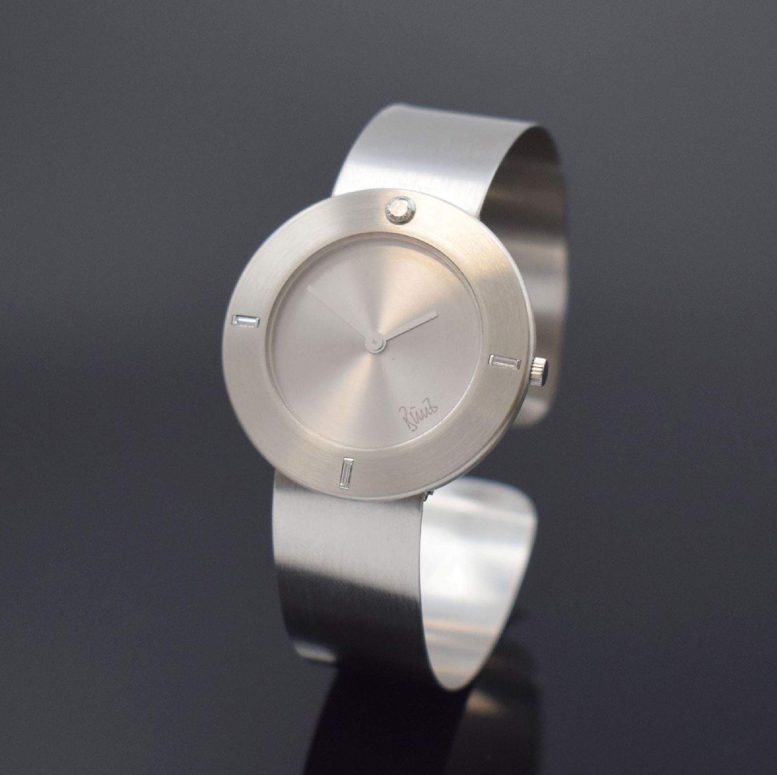 BUNZ design platinum ladies wristwatch (1 of 4)