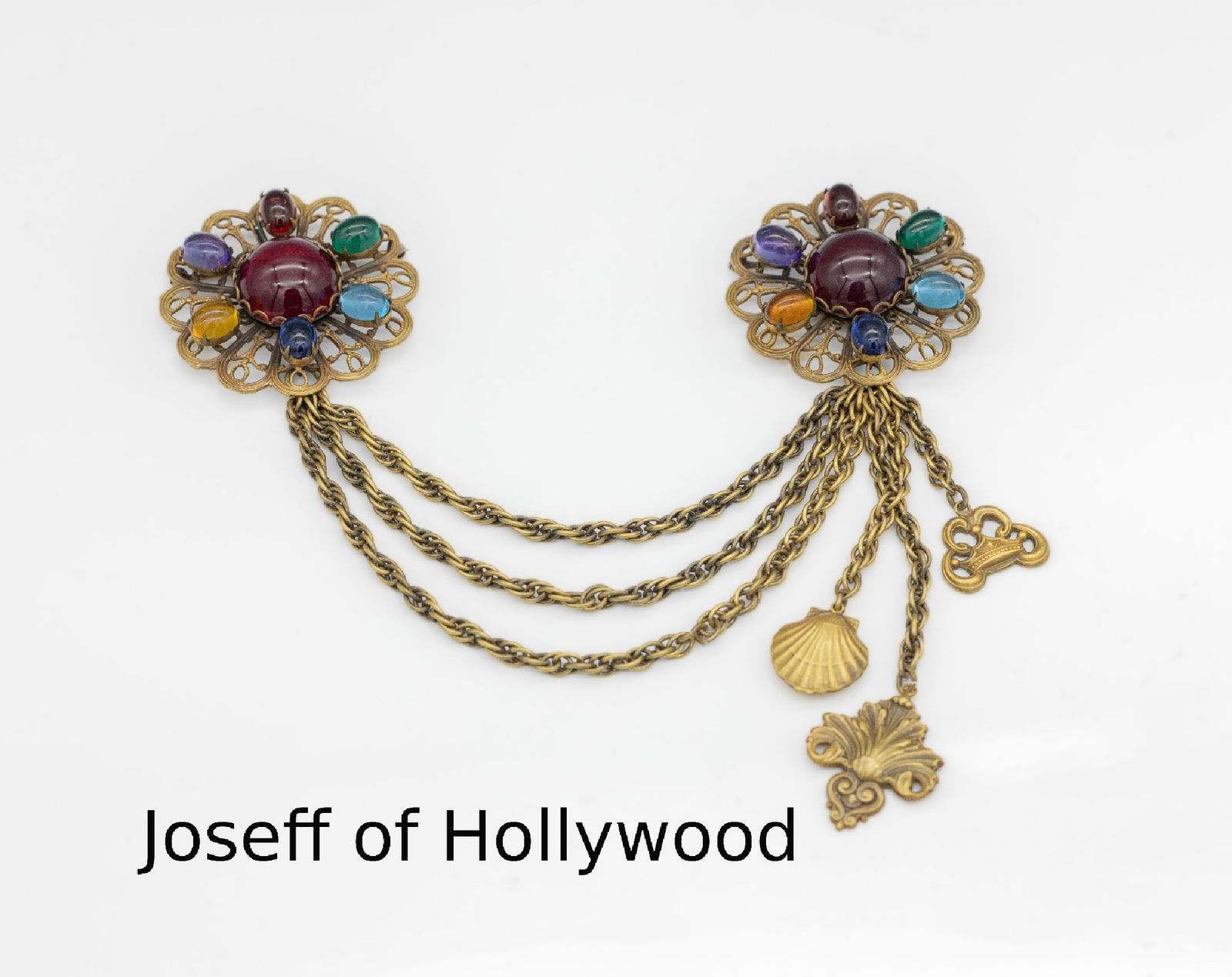 Double brooch JOSEFF of HOLLYWOOD (1 of 2)