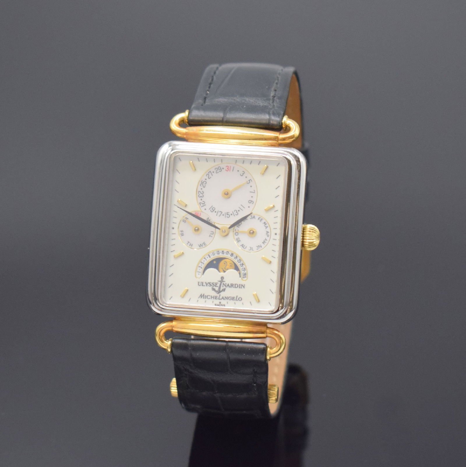 ULYSSE NARDIN gents wristwatch Michelangelo (1 of 7)