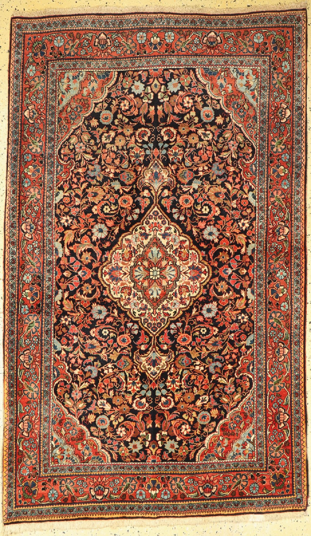 Djosan fine old, Persia, around 1930, corkwoolon cotton (1 of 5)