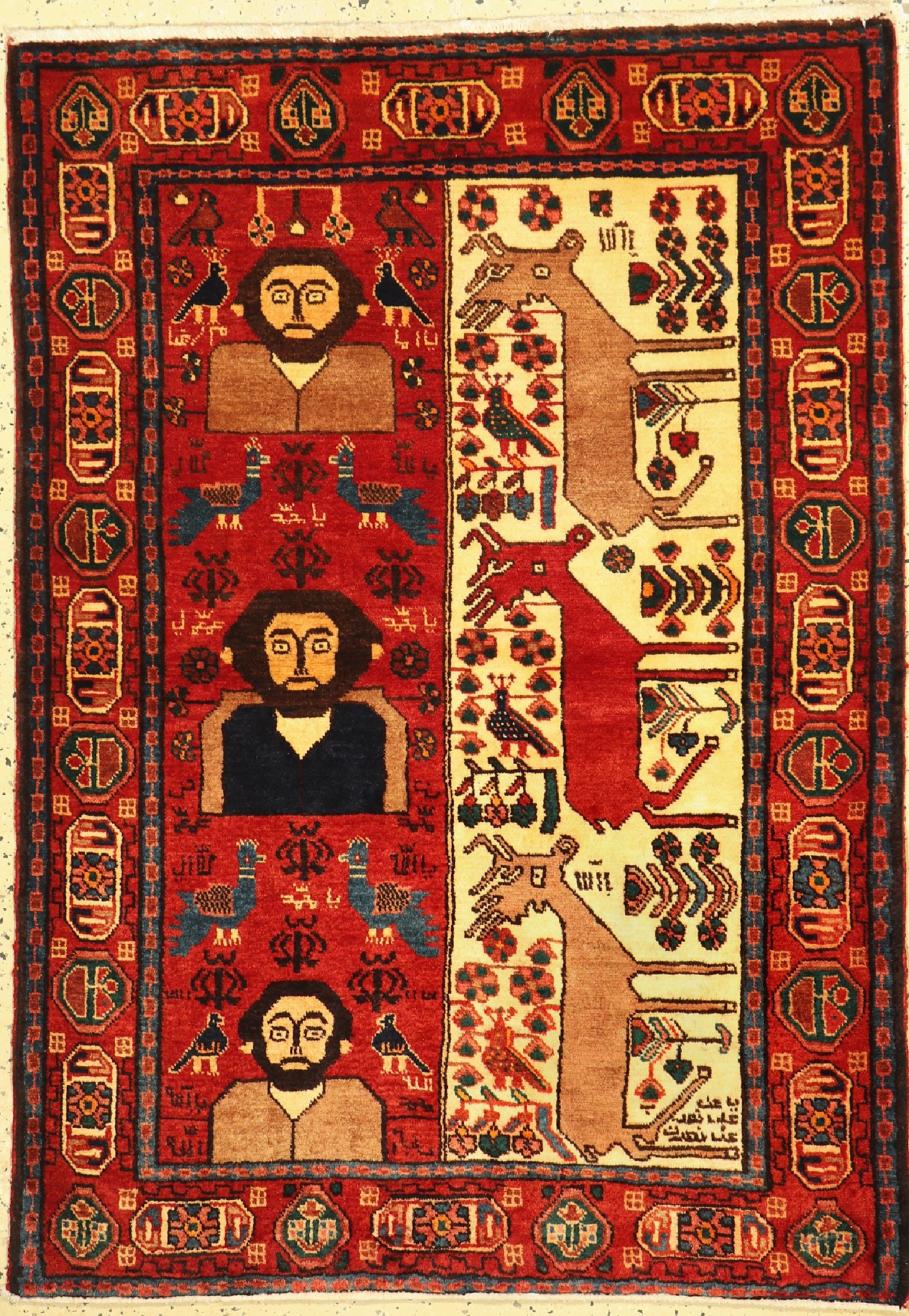 Nahawand old, Persia, around 1960, wool on cotton (1 of 5)