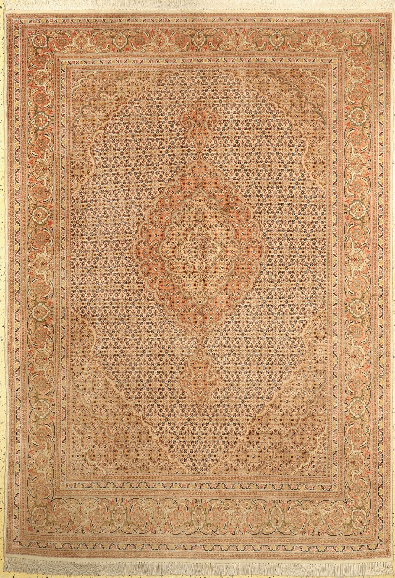 Tabriz fine(50 Raj), Persia, approx. 50 years,corkwool (1 of 5)