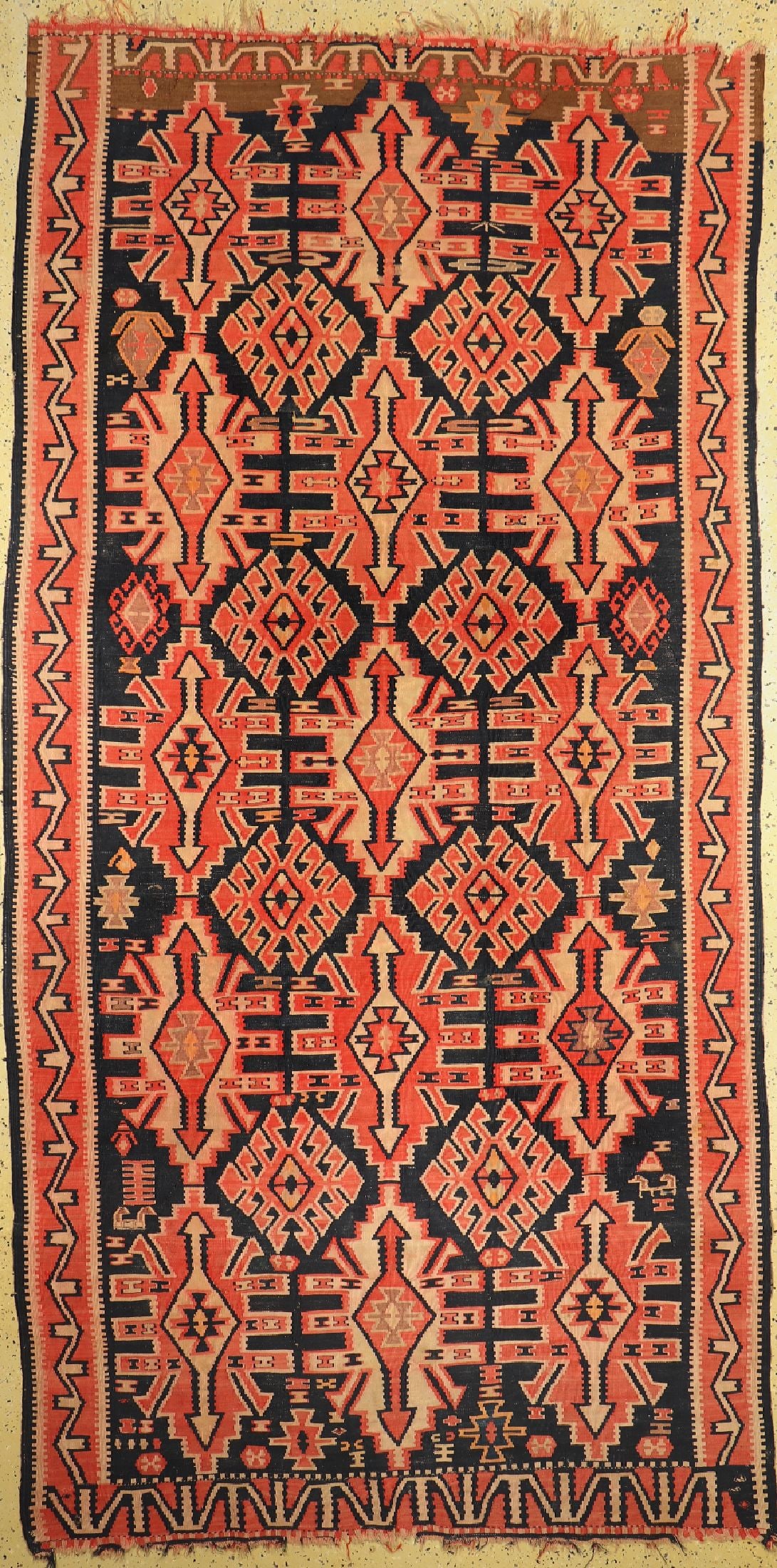 Kuba Kilim, Caucasus, around 1920, wool on wool (1 of 5)