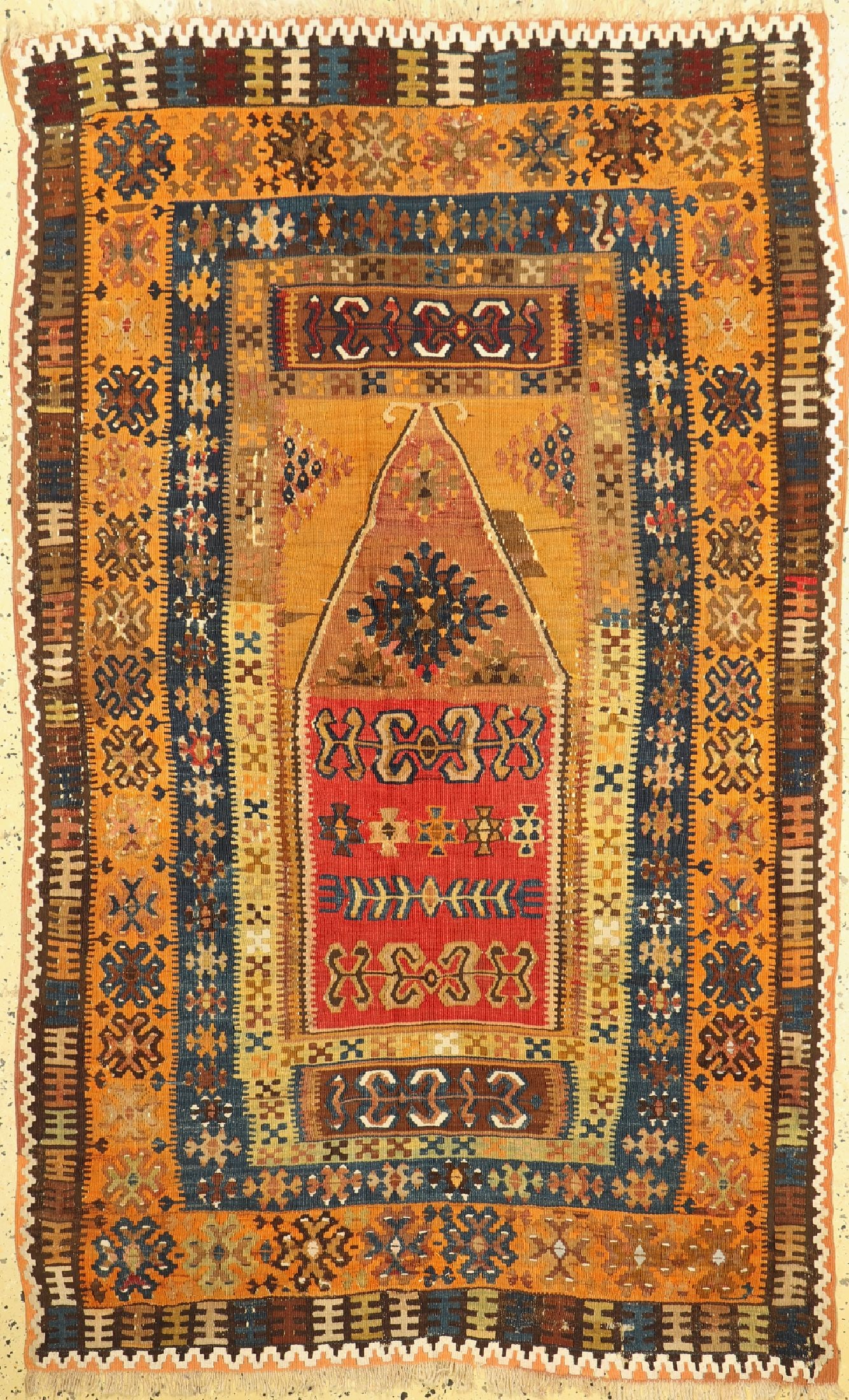 Anatol Kilim, Turkey, around 1920/1930, wool on wool (1 of 5)