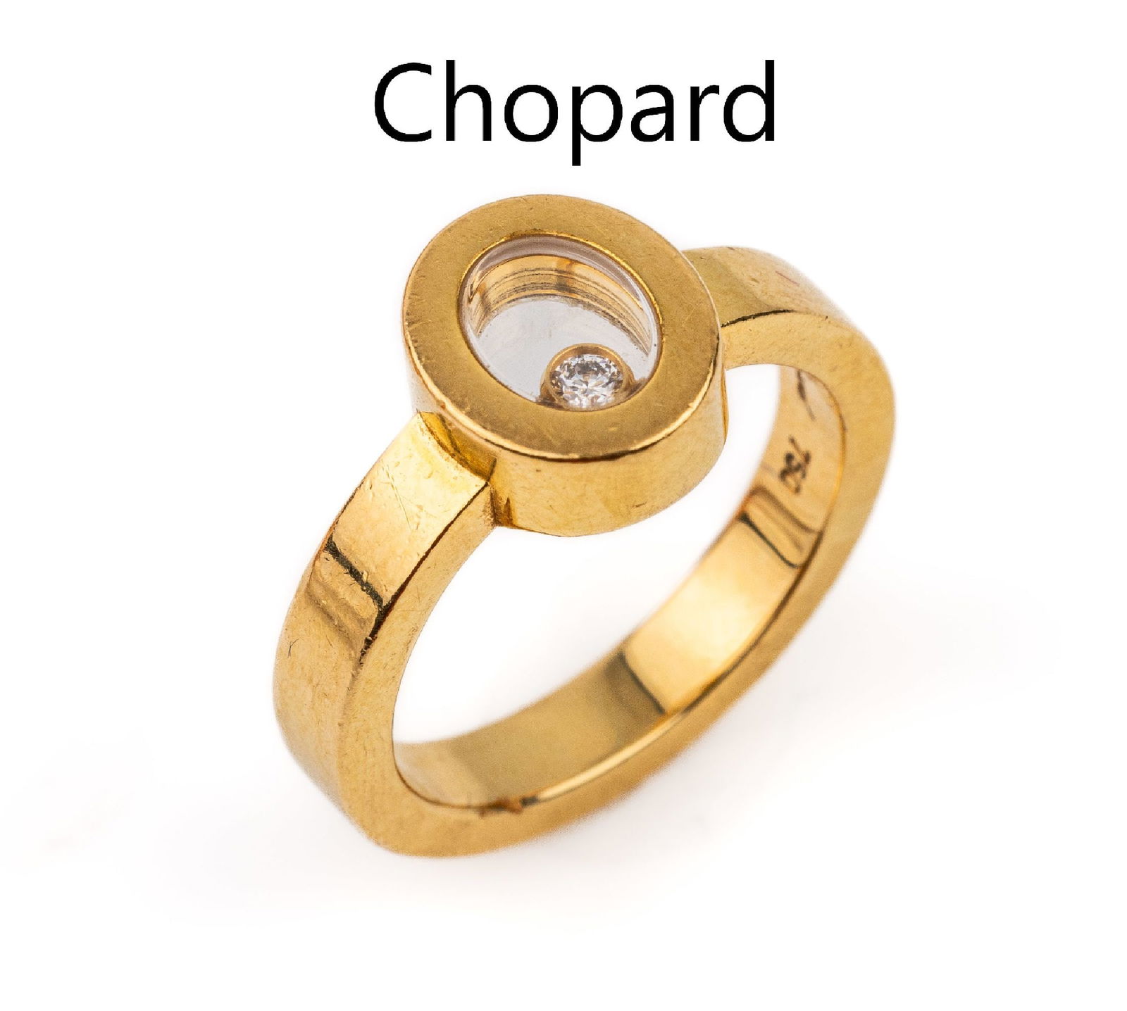 18 kt gold CHOPARD brilliant-ring (1 of 1)