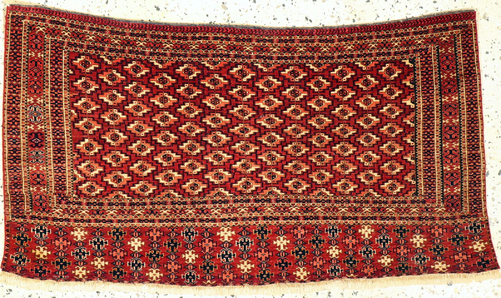 Antique Tekke Jowal, Turkmenistan, around 1900, wool (1 of 5)