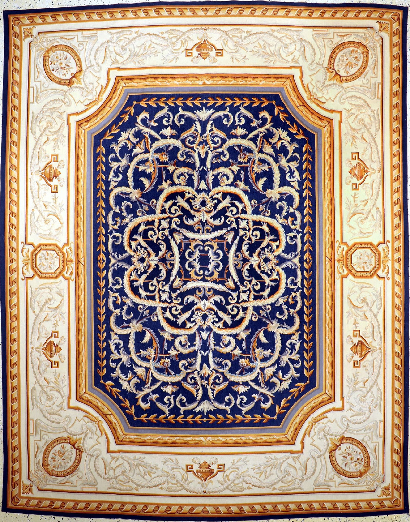 Aubusson style, China, approx. 50 years, wool on cotton (1 of 6)