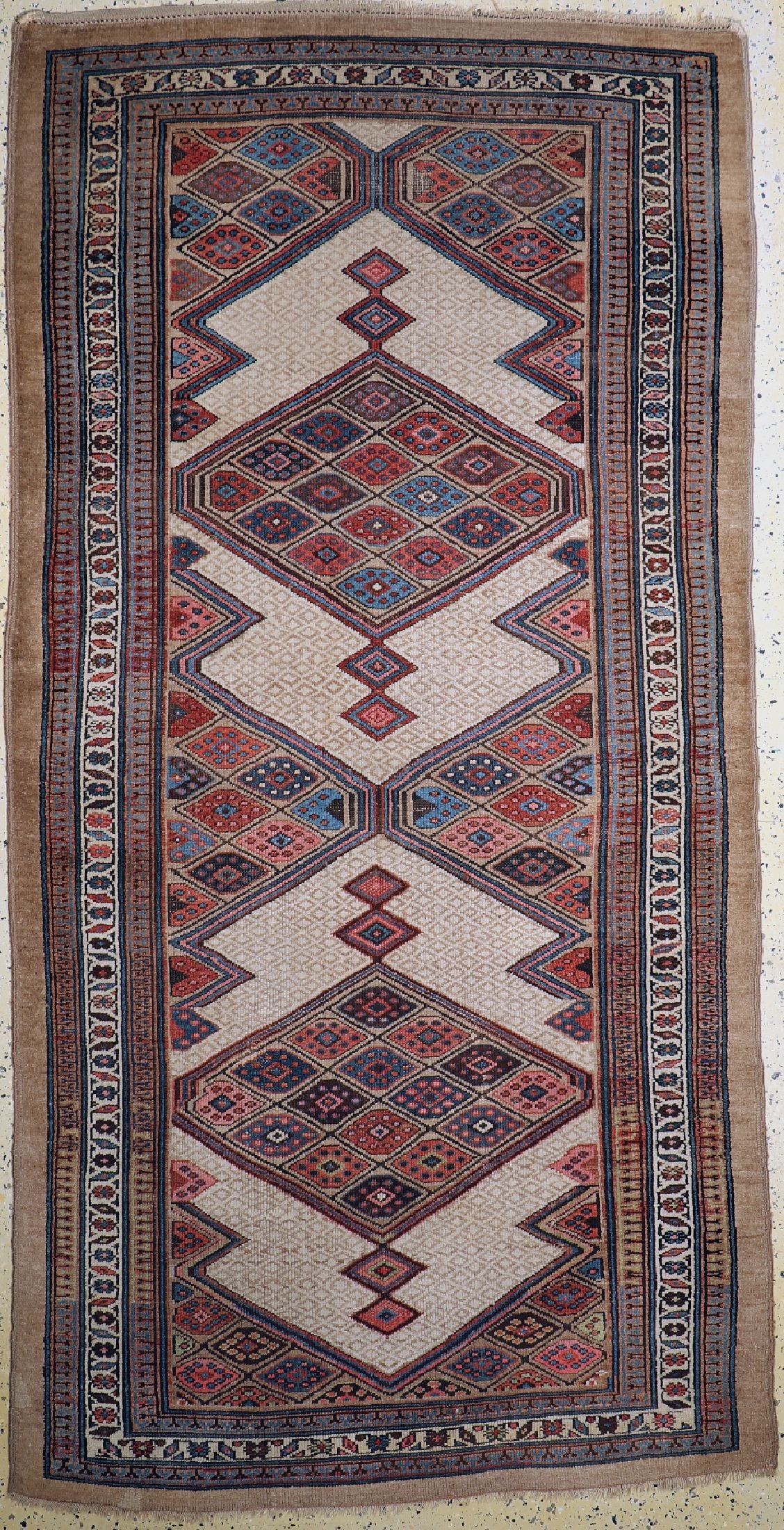 Antique Sarab, Persia, around 1900, wool on wool (1 of 6)