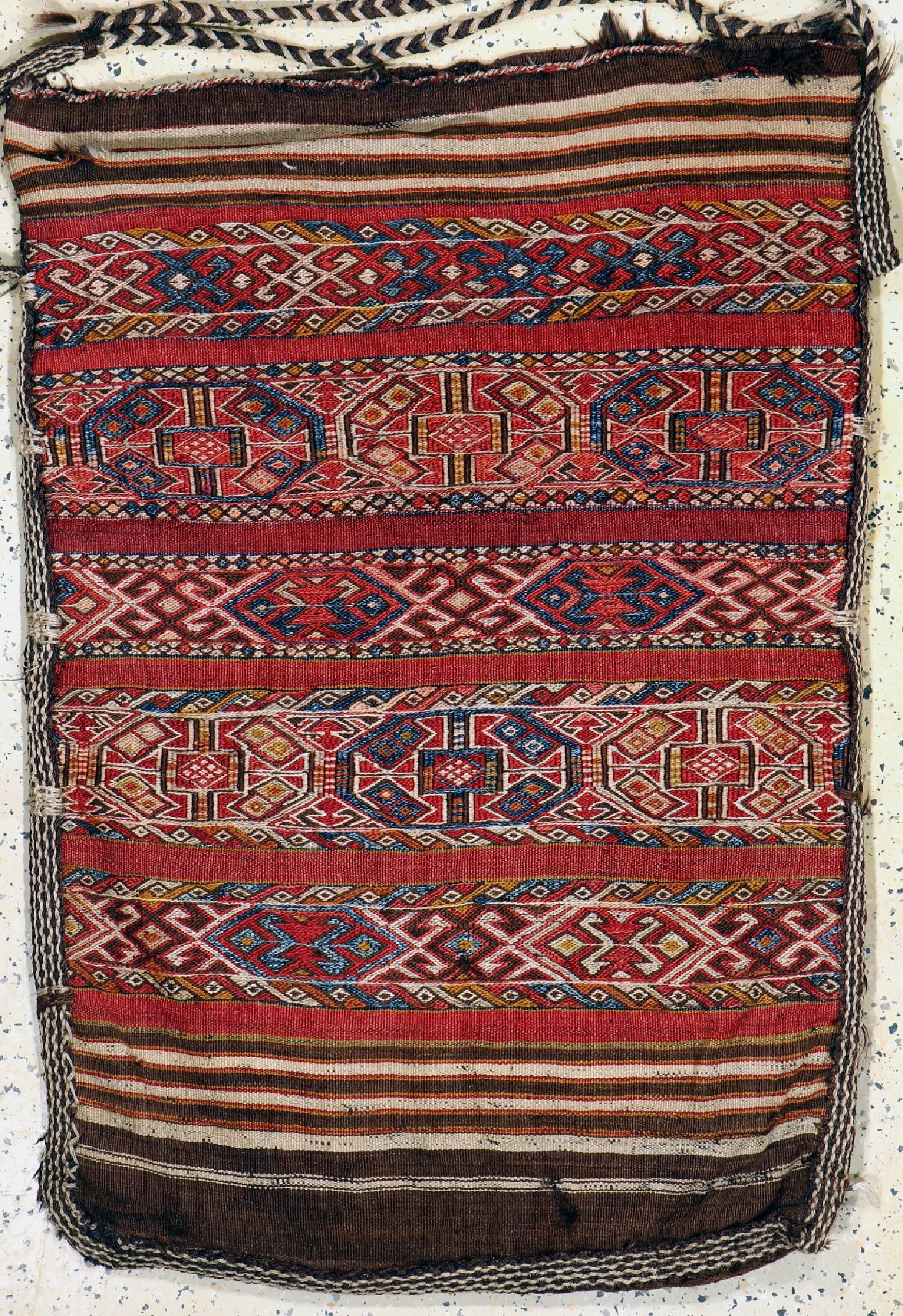 Khorjin old, Turkey, around 1940, wool on wool (1 of 5)