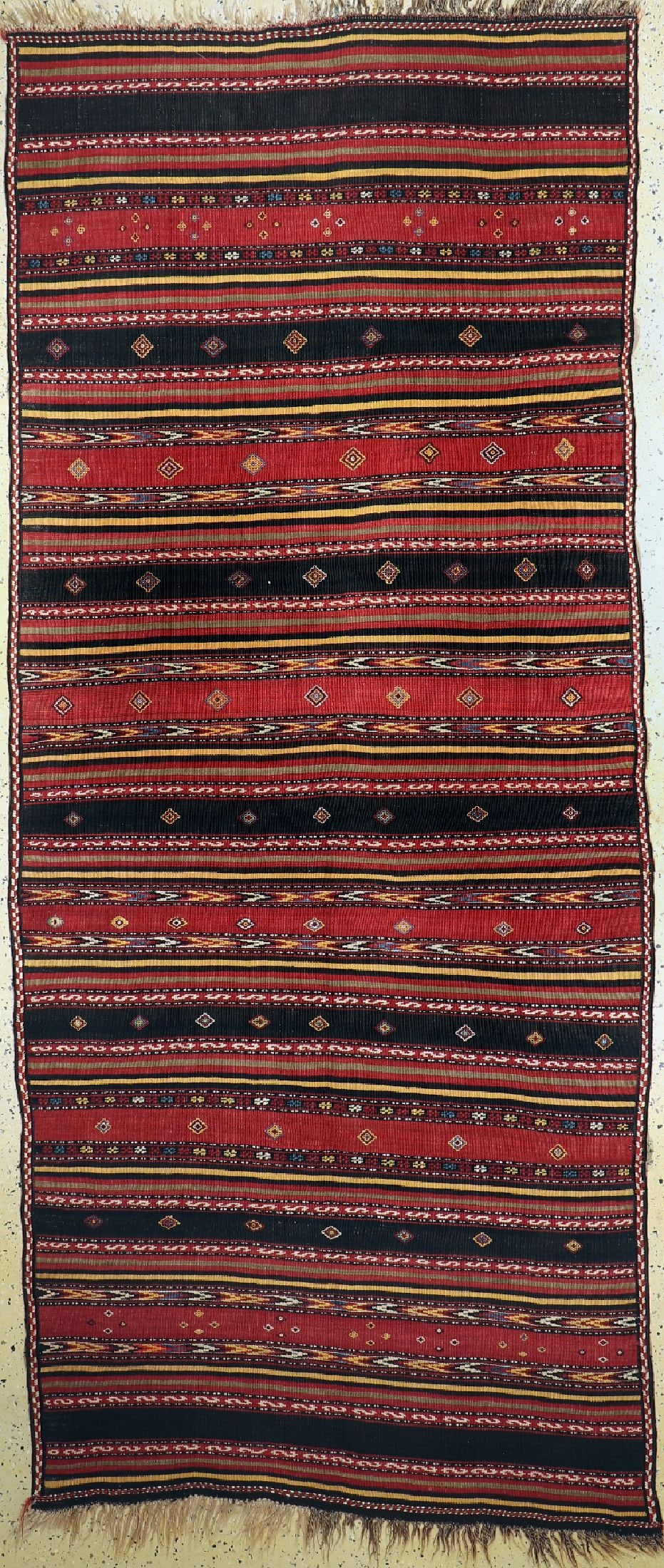 Kurdish Kilim, Persia, around 1930, wool on wool (1 of 5)