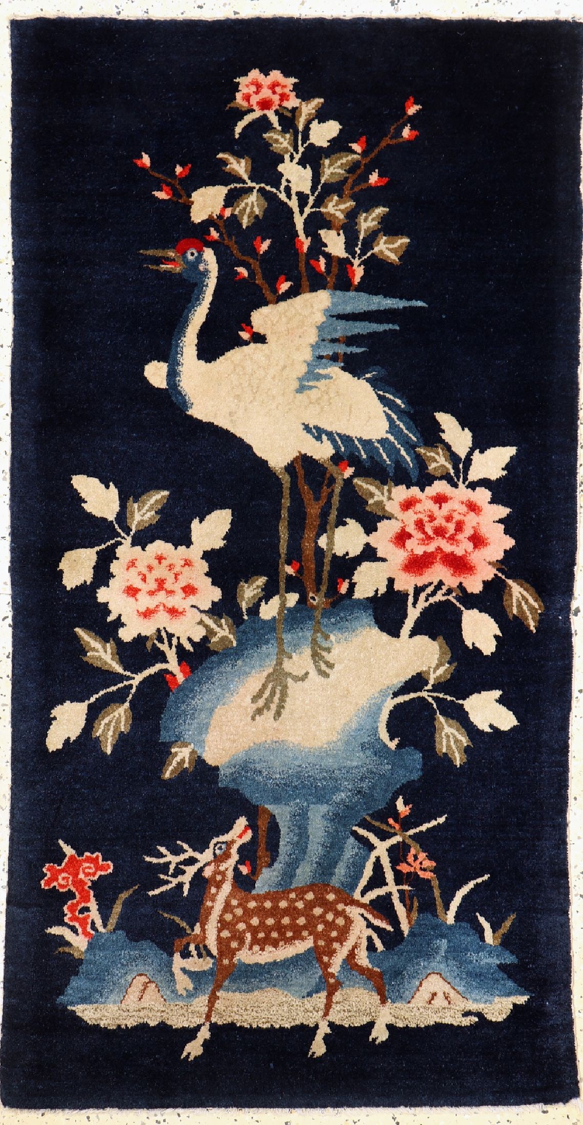 Pao Tow antique, China, around 1910, wool on cotton (1 of 5)