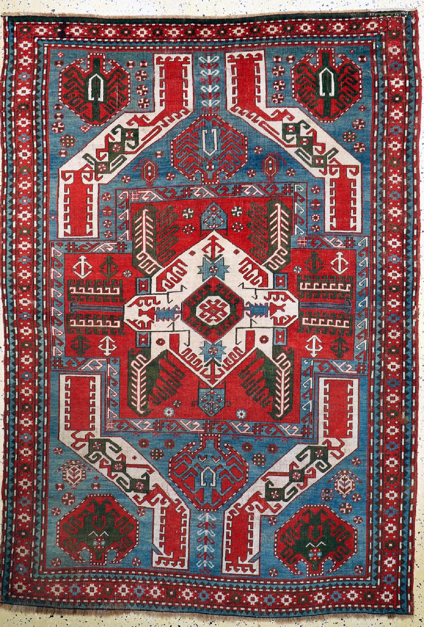 Kazak#'Kasim-Ushak#' antique, Caucasus, 19th century (1 of 6)