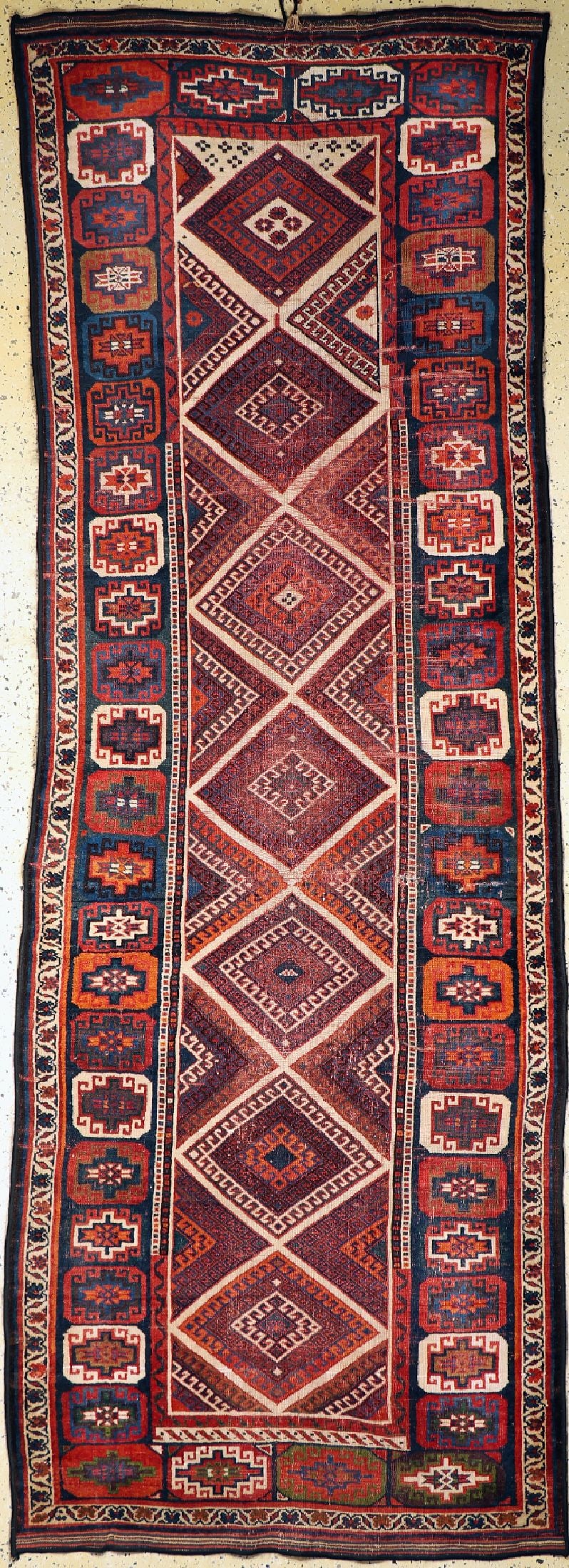 Antique Weramin, Persia, around 1900, wool on wool (1 of 7)