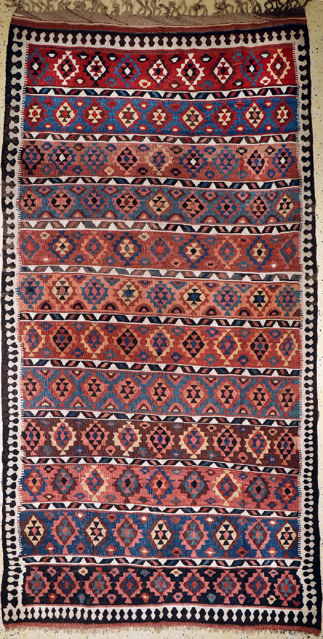 Shahsawan Kilim, Persia, around 1930, wool on wool (1 of 6)