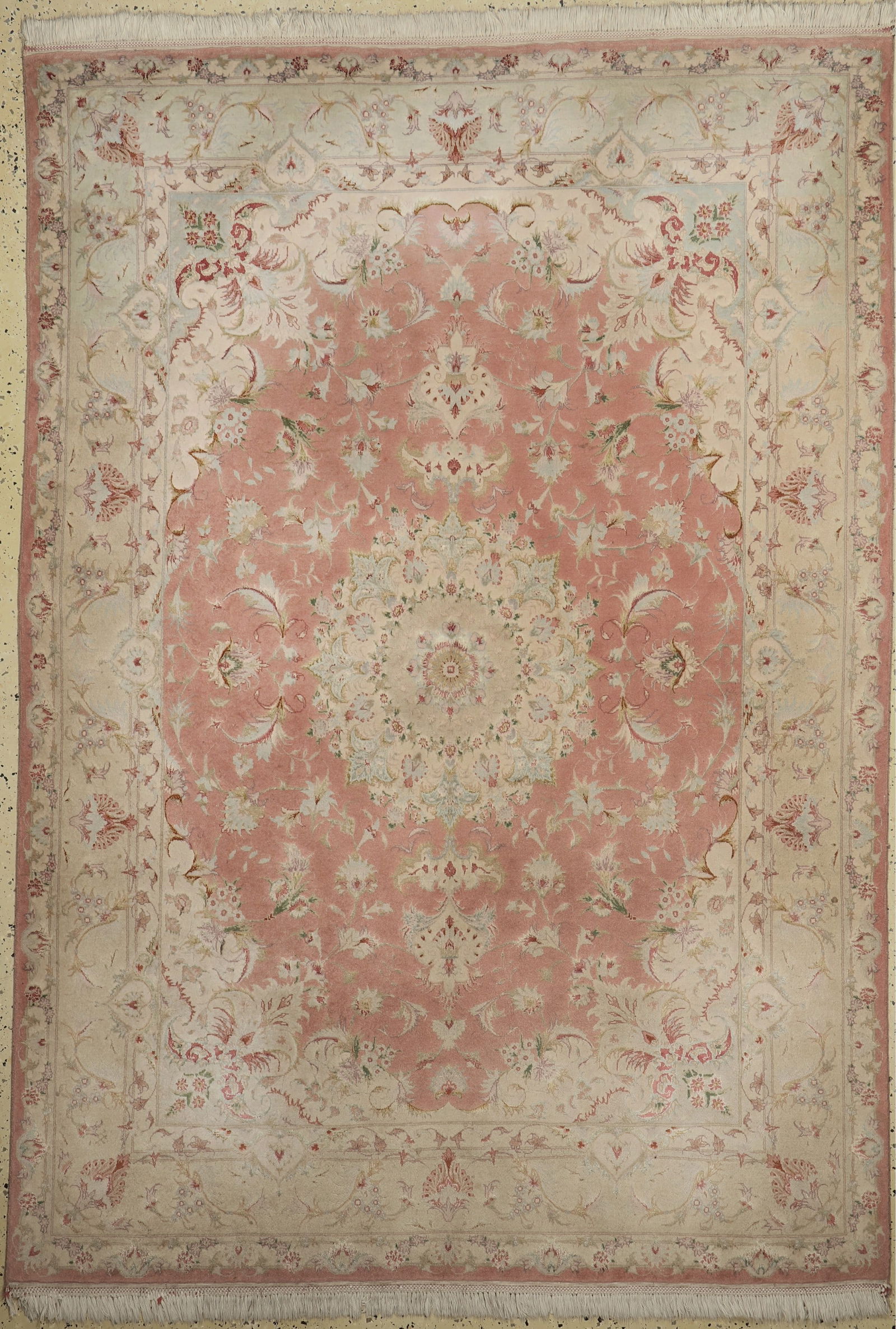 Tabriz fine(50 Raj), Persia, approx. 50 years,corkwool (1 of 6)
