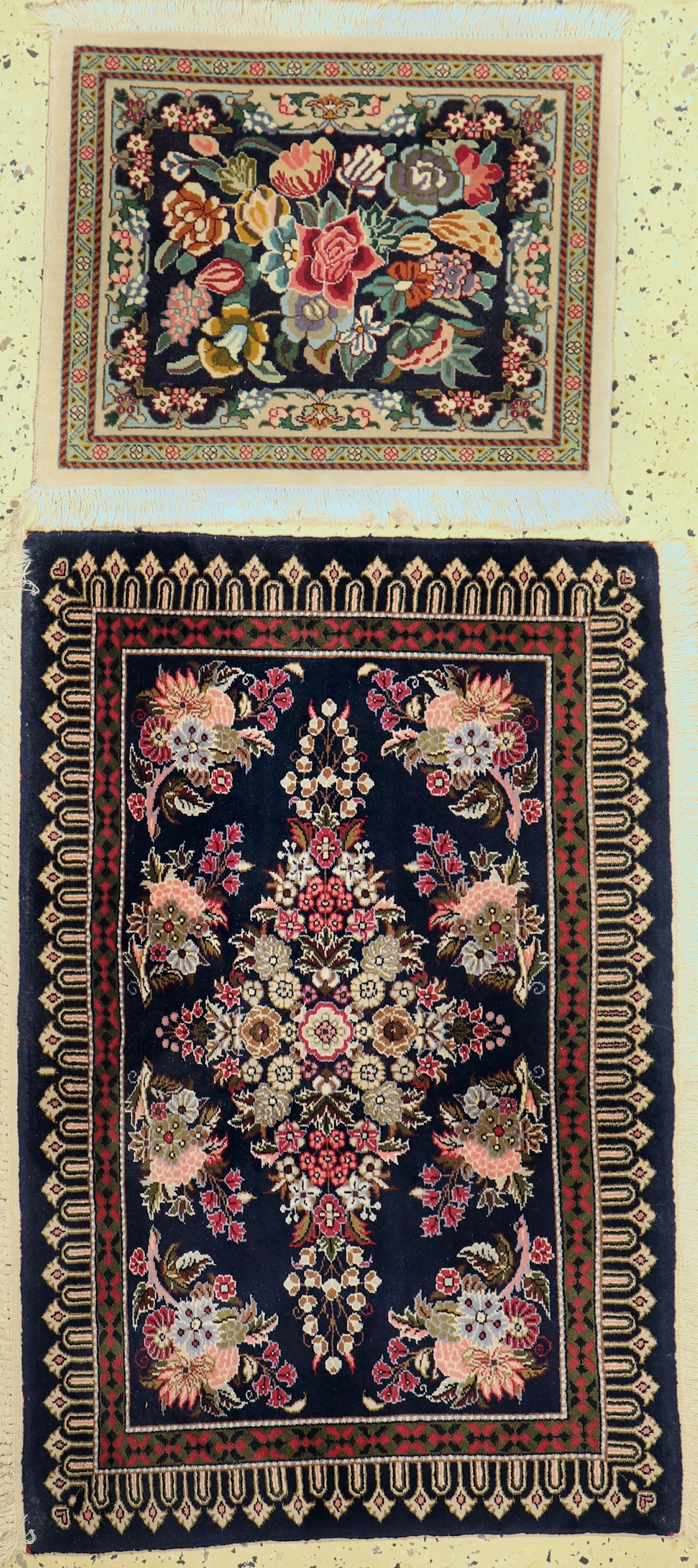 2 Poschti, Persia, 50 years, Tabriz, approx. 42 x 52 cm (1 of 5)