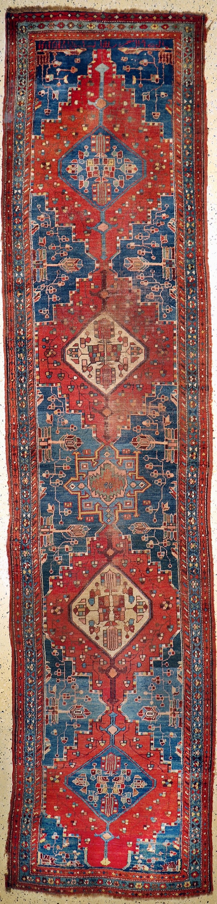 Antique Kordi Bijar, Persia, 19th century, wool on (1 of 6)