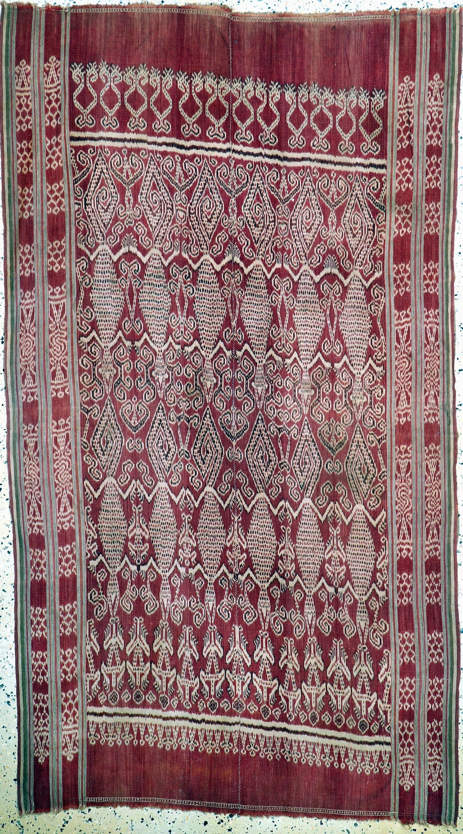 Ikat old, Indonesia, around 1960, cotton, approx. 210 (1 of 5)
