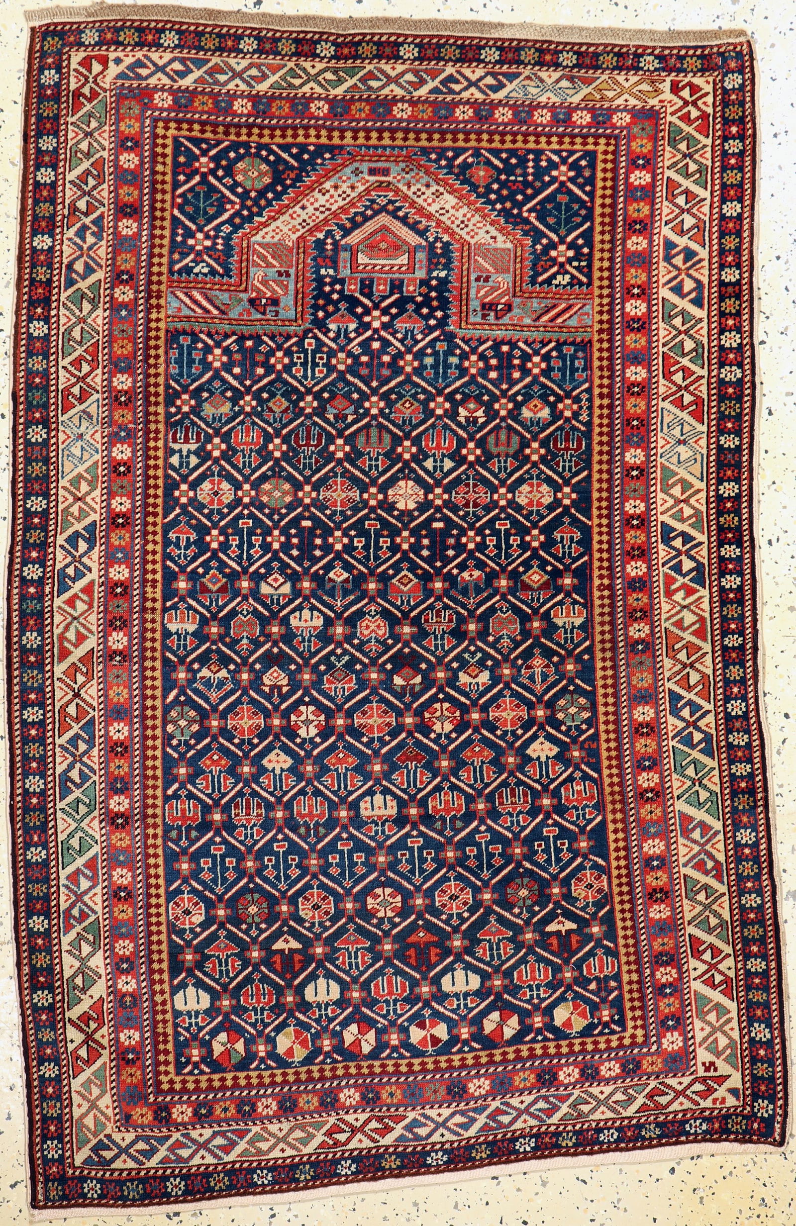 Shirvan#'Prayer Rug#', Caucasus, 19th century,wool on wool (1 of 6)