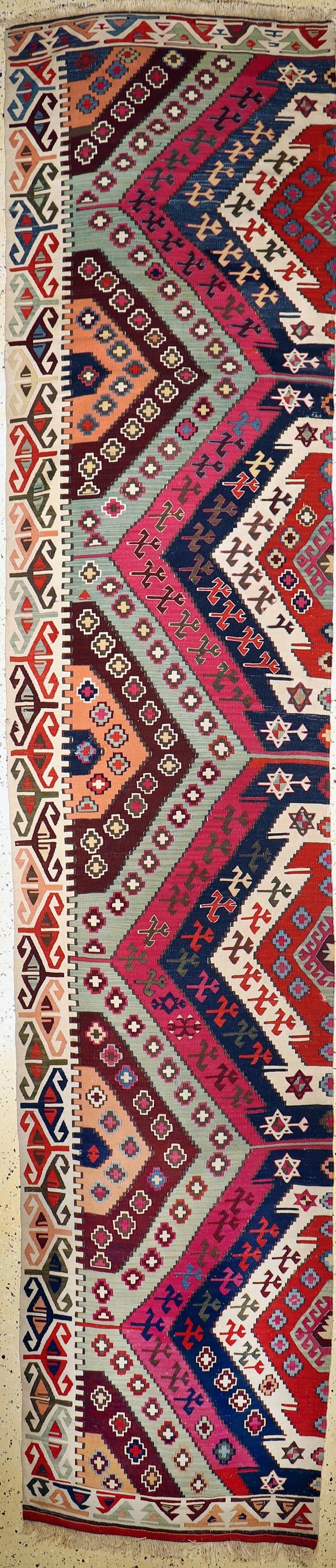 Anatol Kilim antique, Turkey, around 1900, wool on (1 of 6)