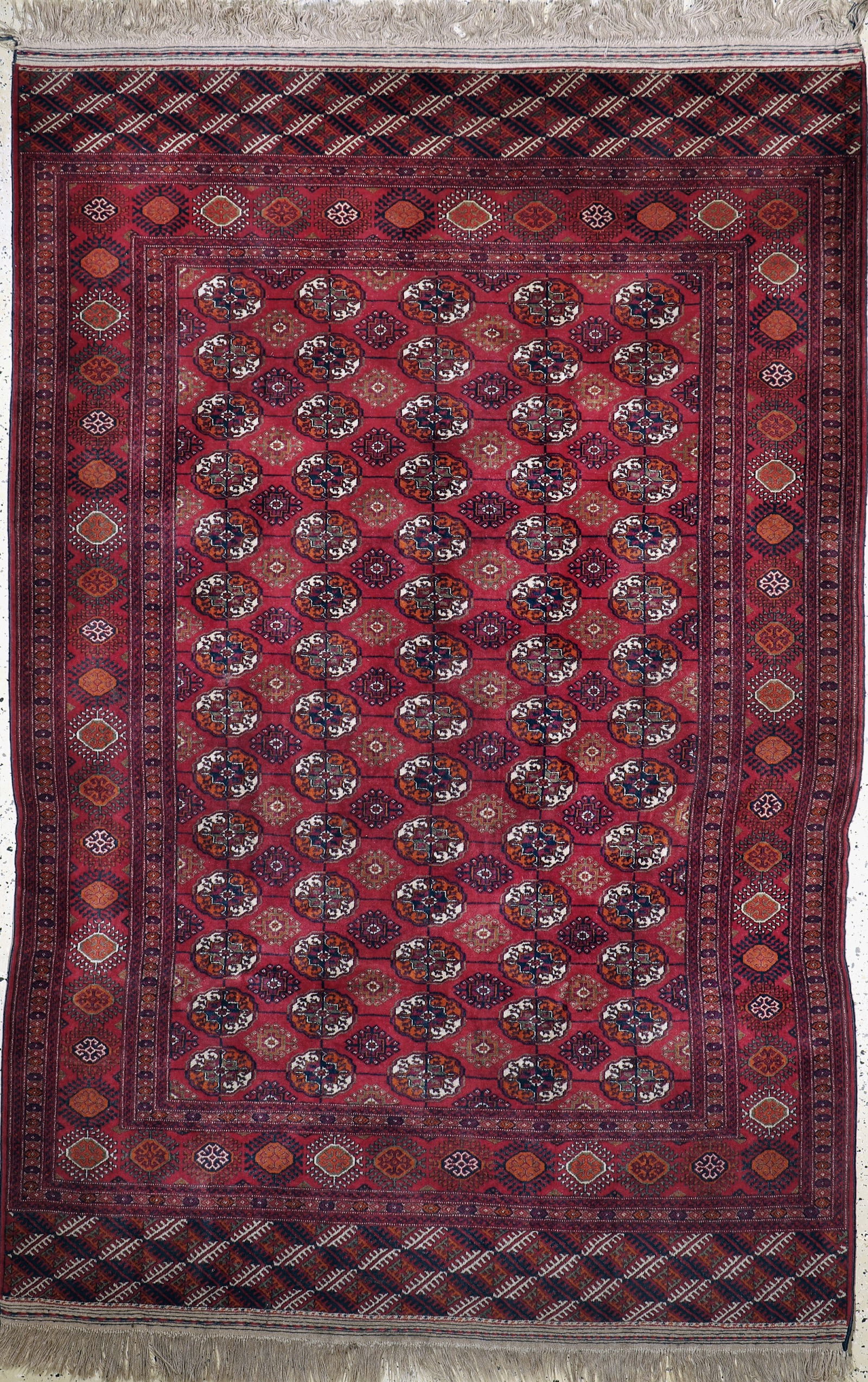 Bukhara, Turkmenistan, mid-20th century, wool on wool (1 of 7)