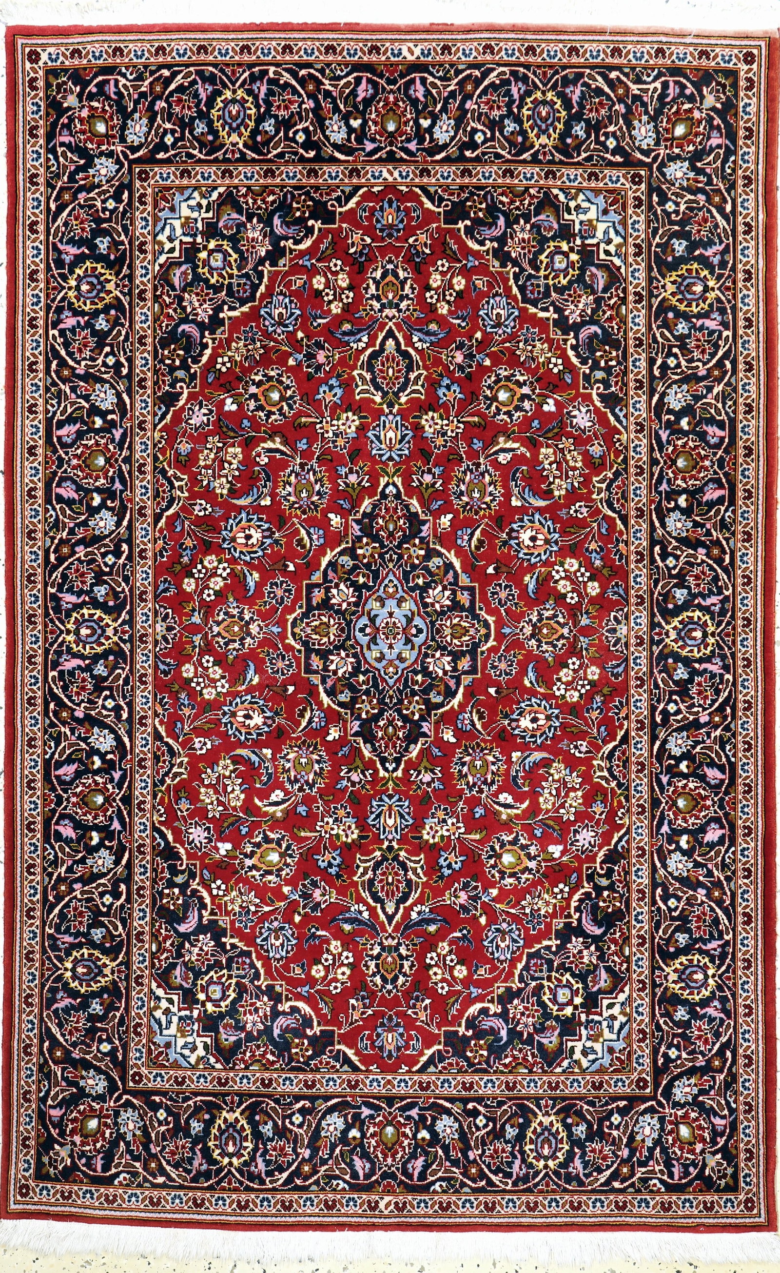 Kashan cork fine, Persia, end of 20th century,corkwool on: Kashan cork fine, Persia, end of 20th century,corkwool on cotton, approx. 168 x 108 cm, condition: 1-2. Rugs, Carpets and Flatweaves